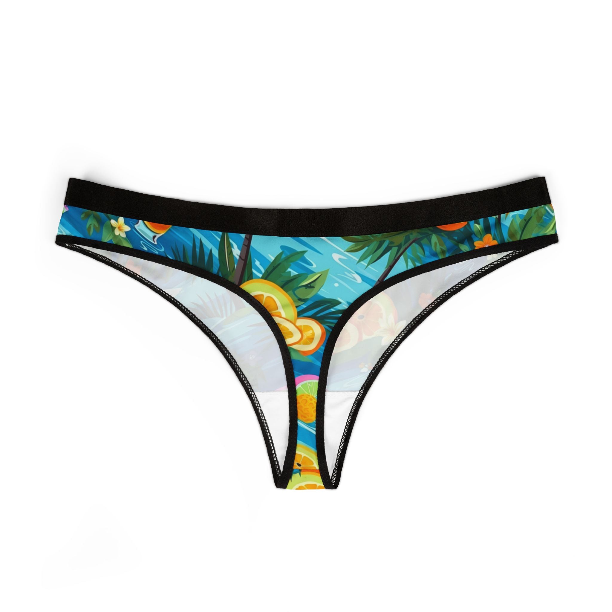 Women's thongs tropical summer beach