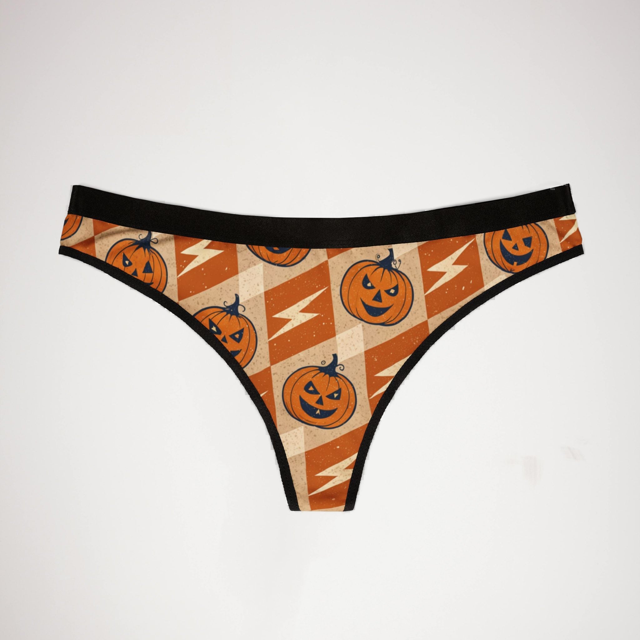 Women's thongs retro halloween