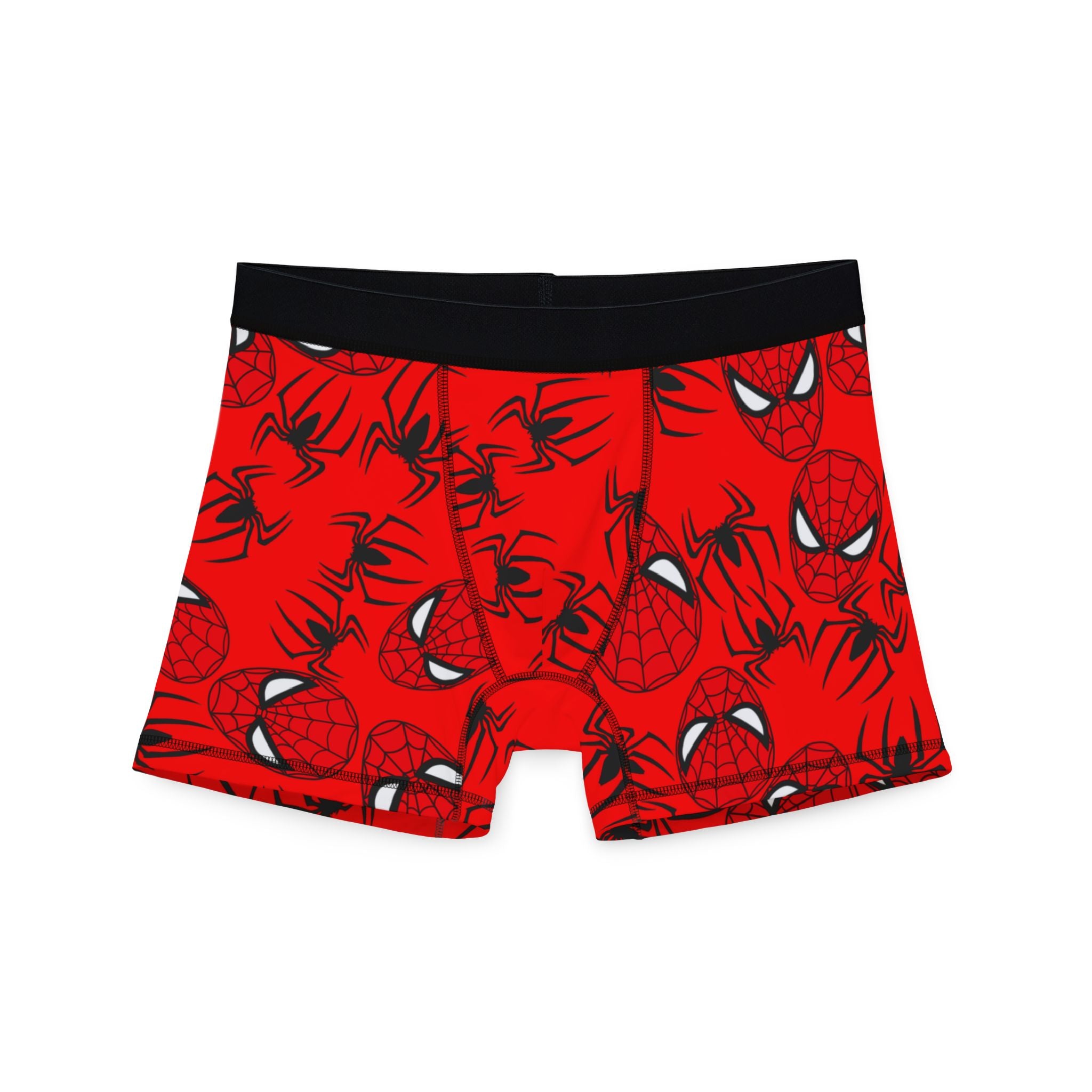 Men's boxers spider web red