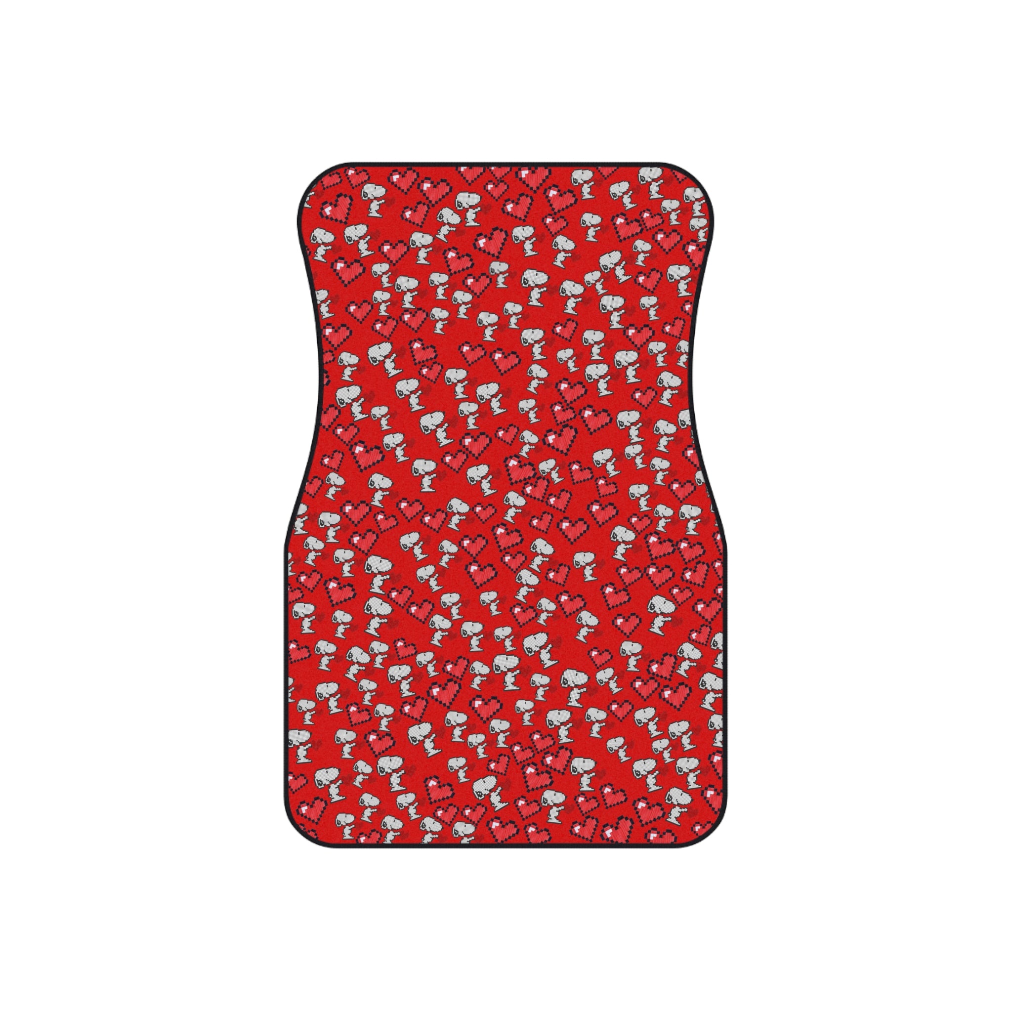 Car mats (set of 4) snoopy hearts valentine red