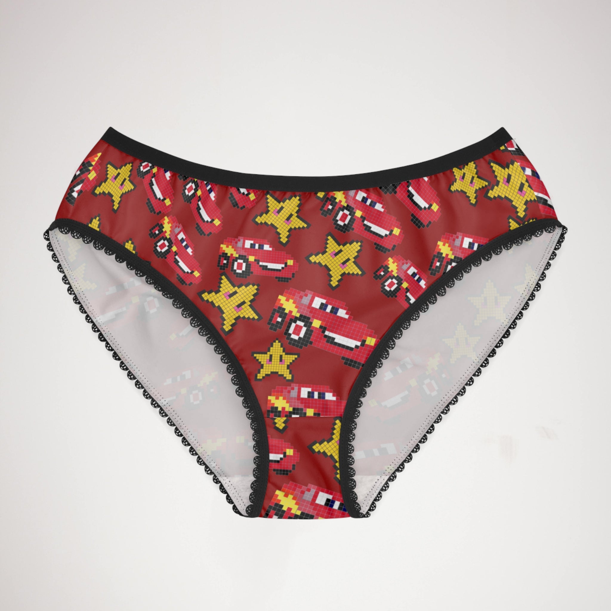 Women's briefs mcqueen stars red