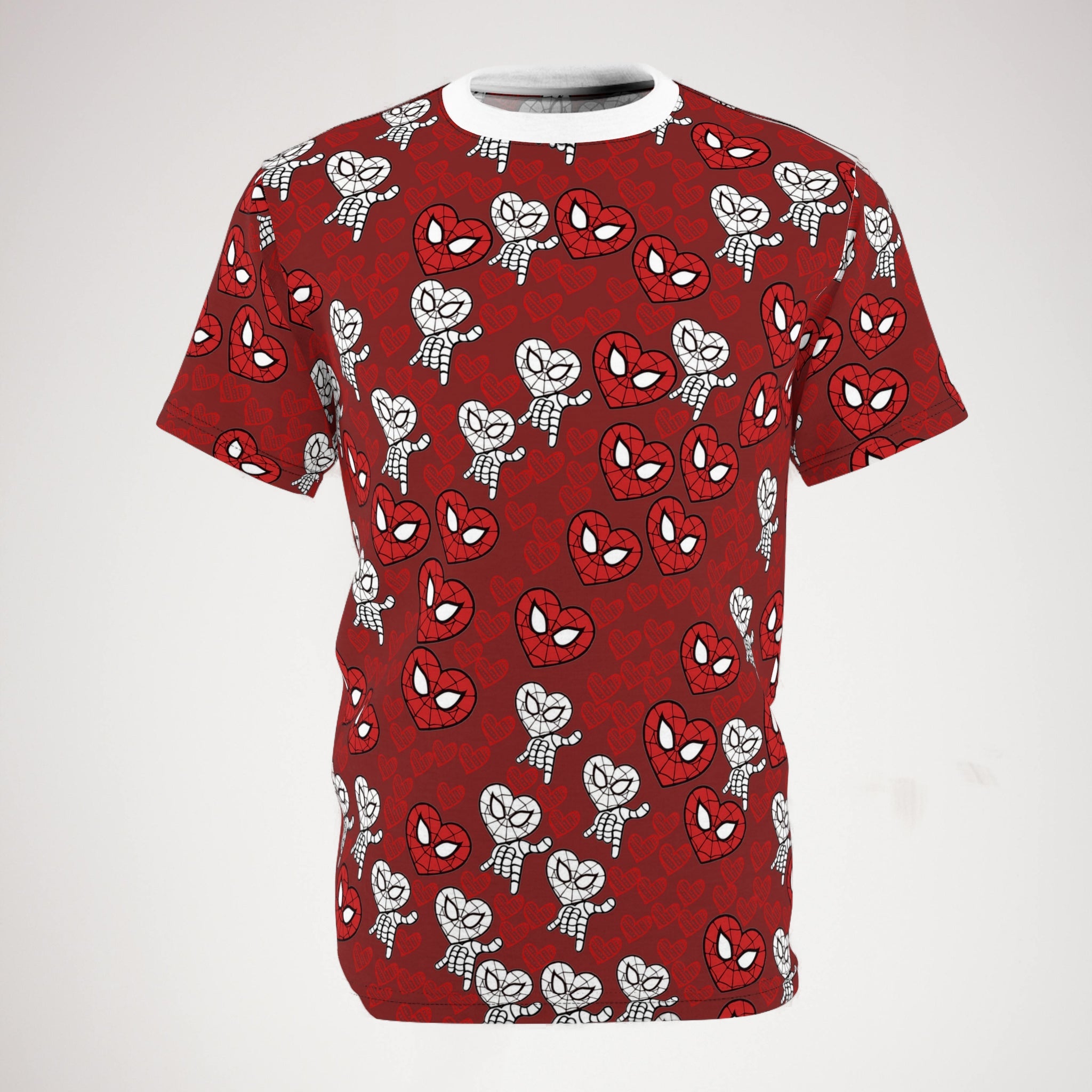 Unisex cut & sew tee spider heart red