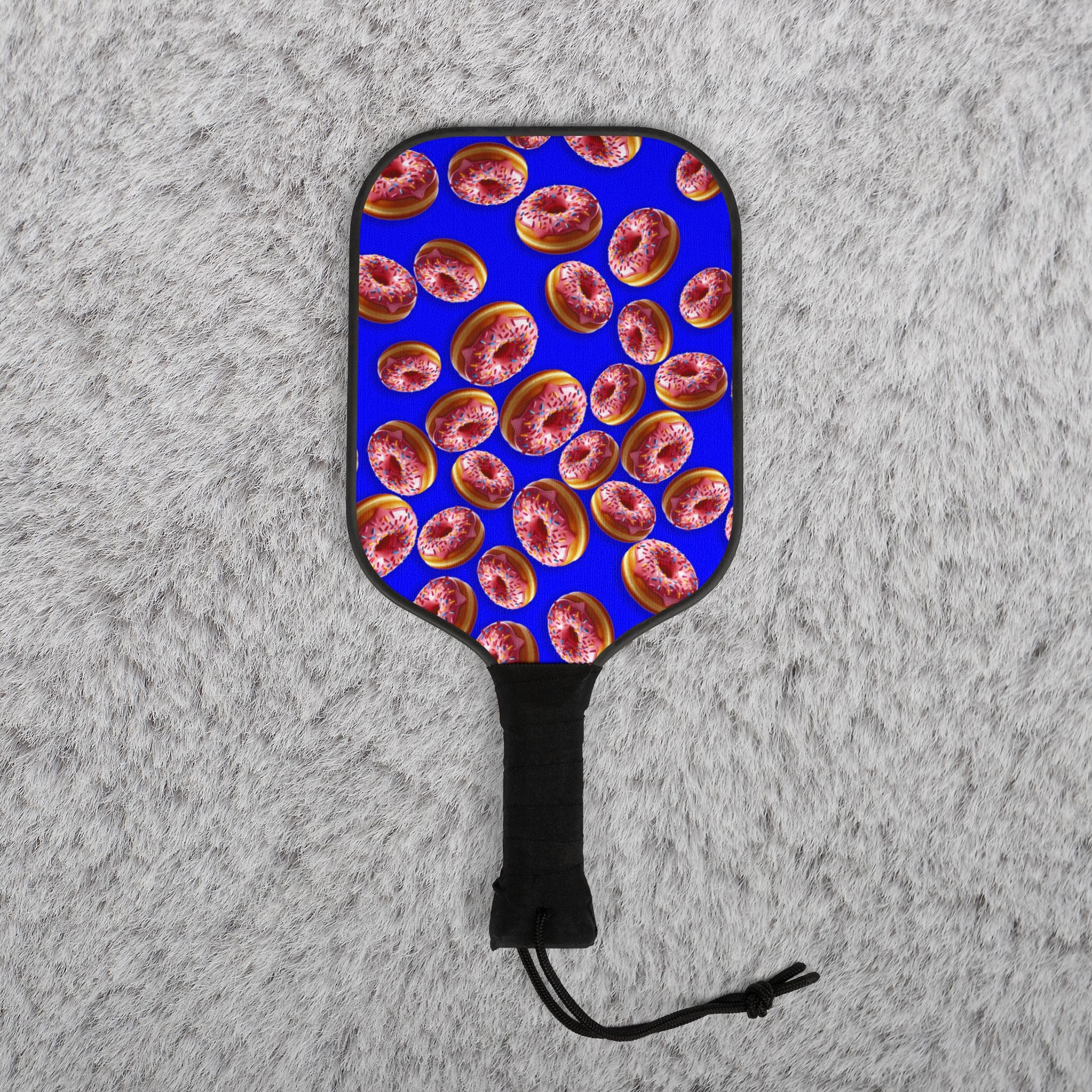 Pickleball kit (2 paddles + 2 balls + transparent bag) donut blue