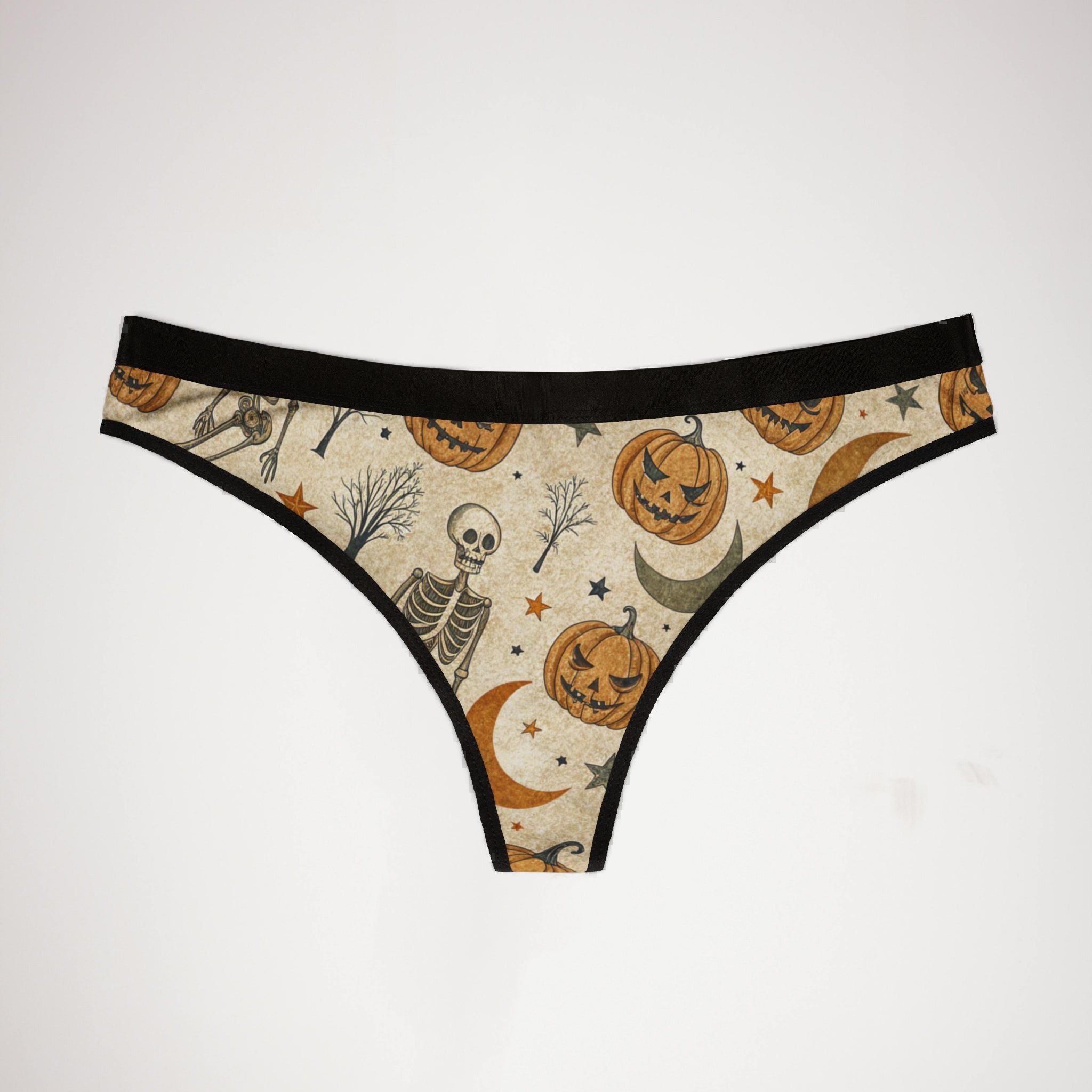Women's thongs vintage halloween