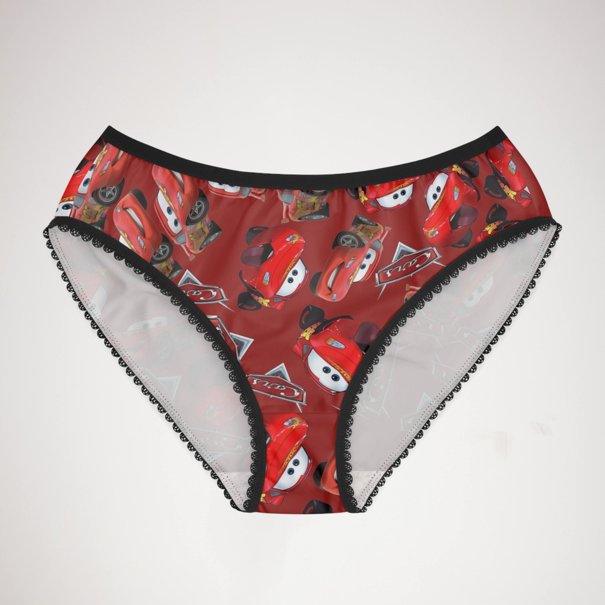 Women's briefs funny mcqueen red