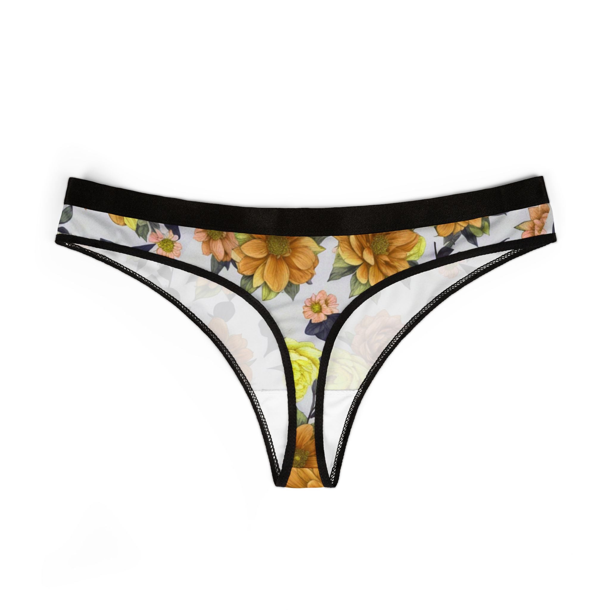 Women's thongs floral fall beautiful