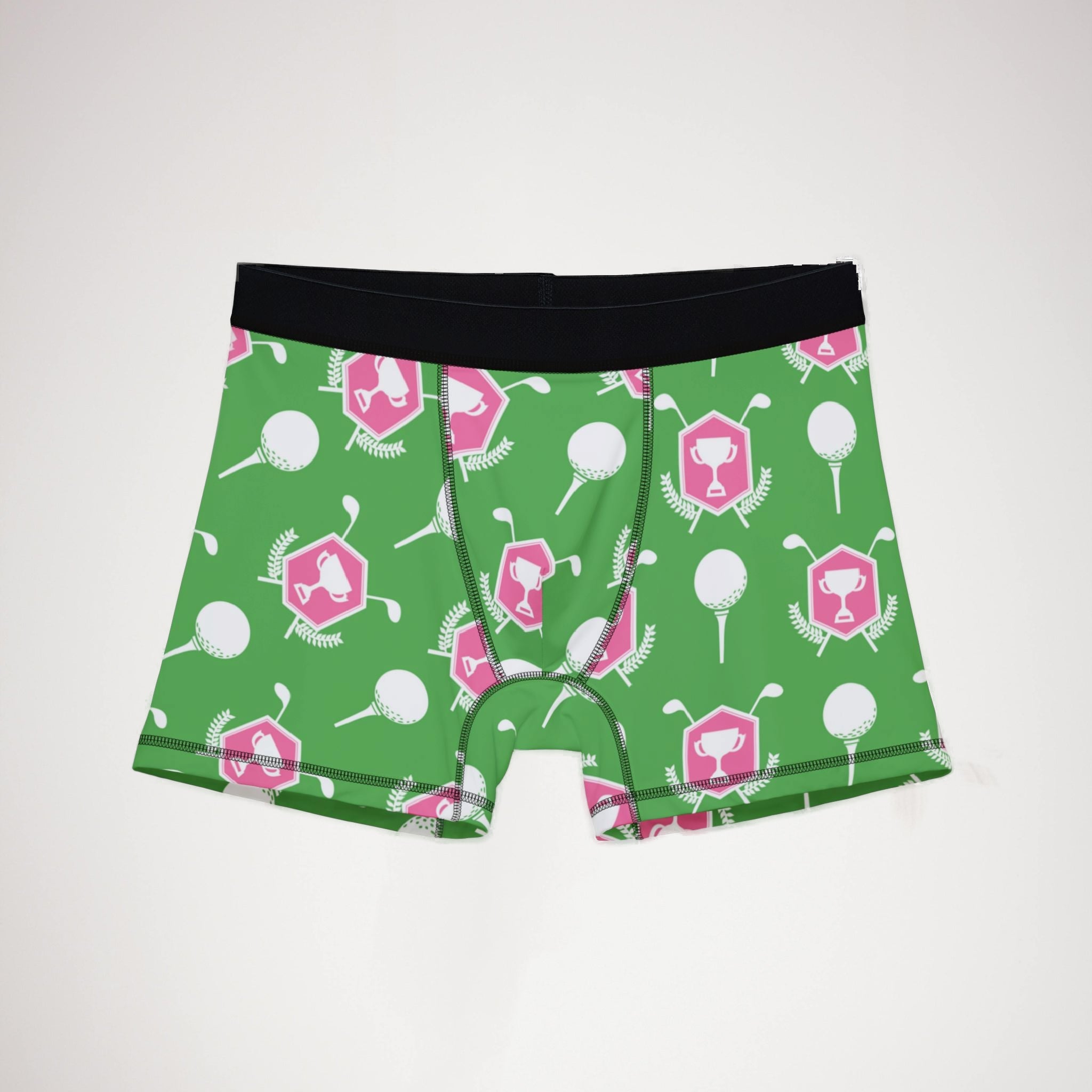 Men's boxers pink golf