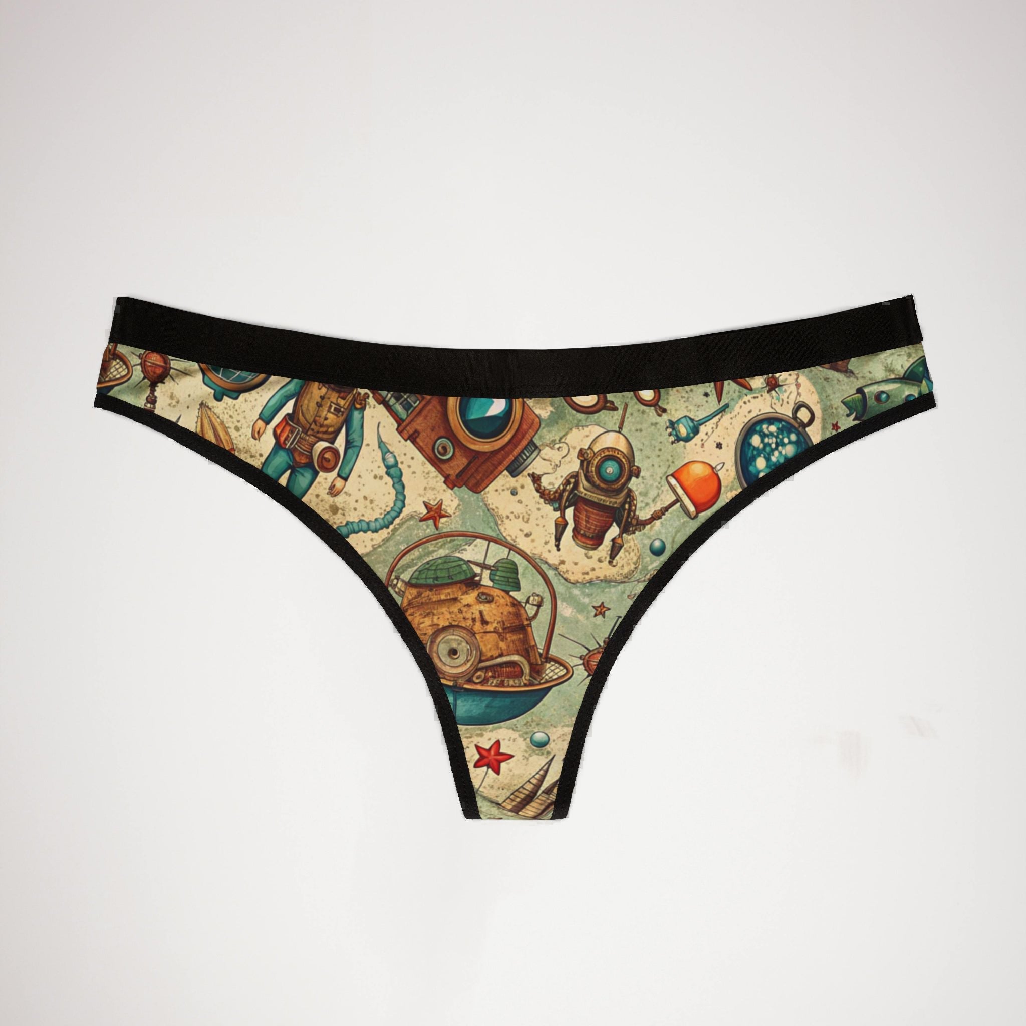 Women's thongs sea ocean extra
