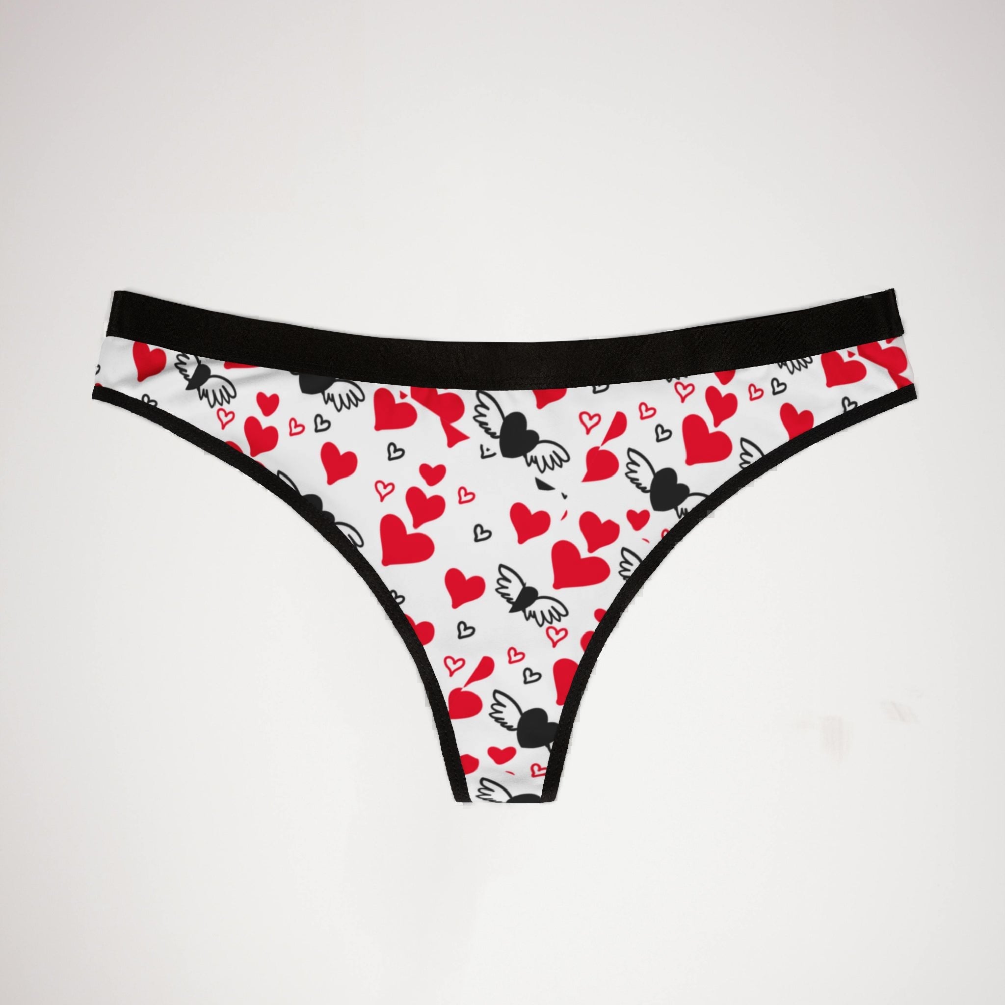 Women's thongs about valentines