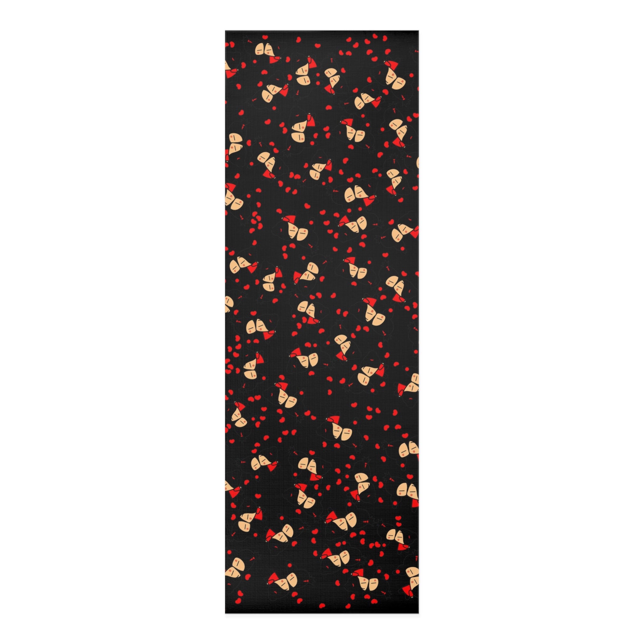 Foam yoga mat pucca valentine kiss black