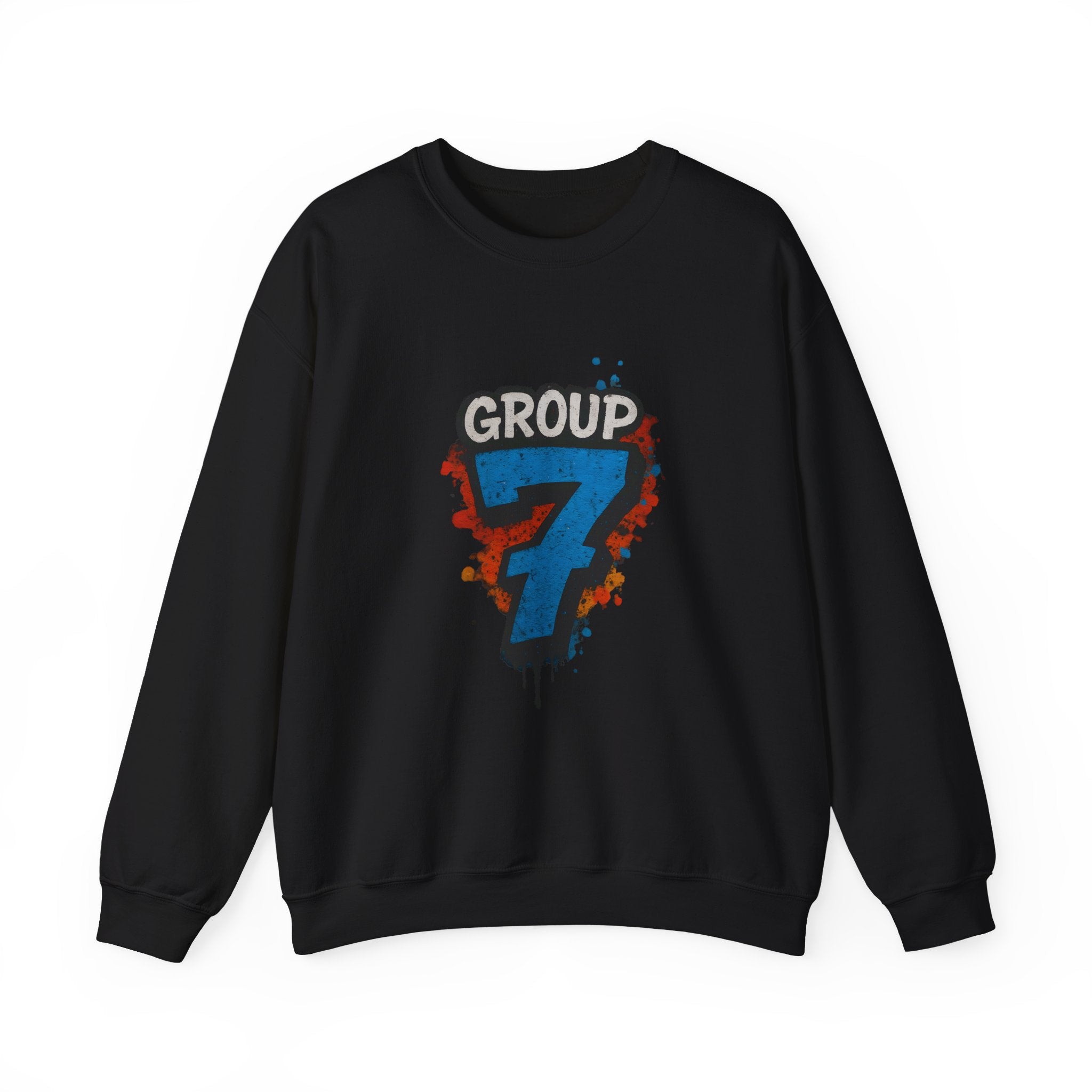 Group 7 Graffiti - Gildan Unisex Heavy Blend™ Crewneck Sweatshirt