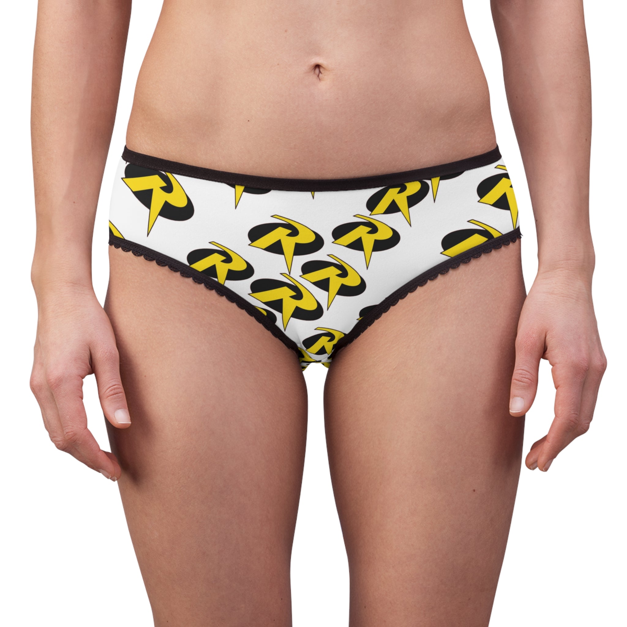 Women's briefs robin symbol white