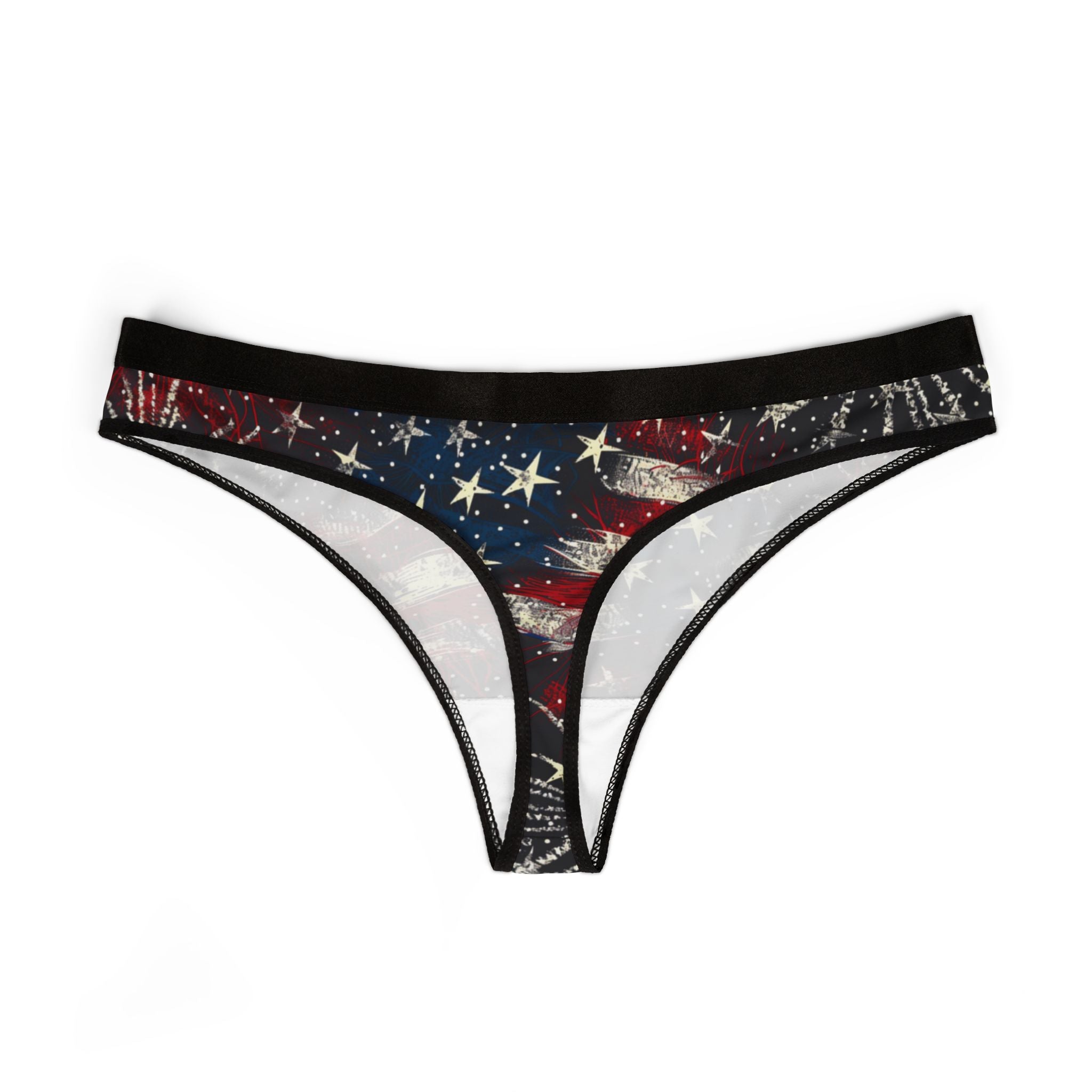 Women's thongs 4th of july patriotic