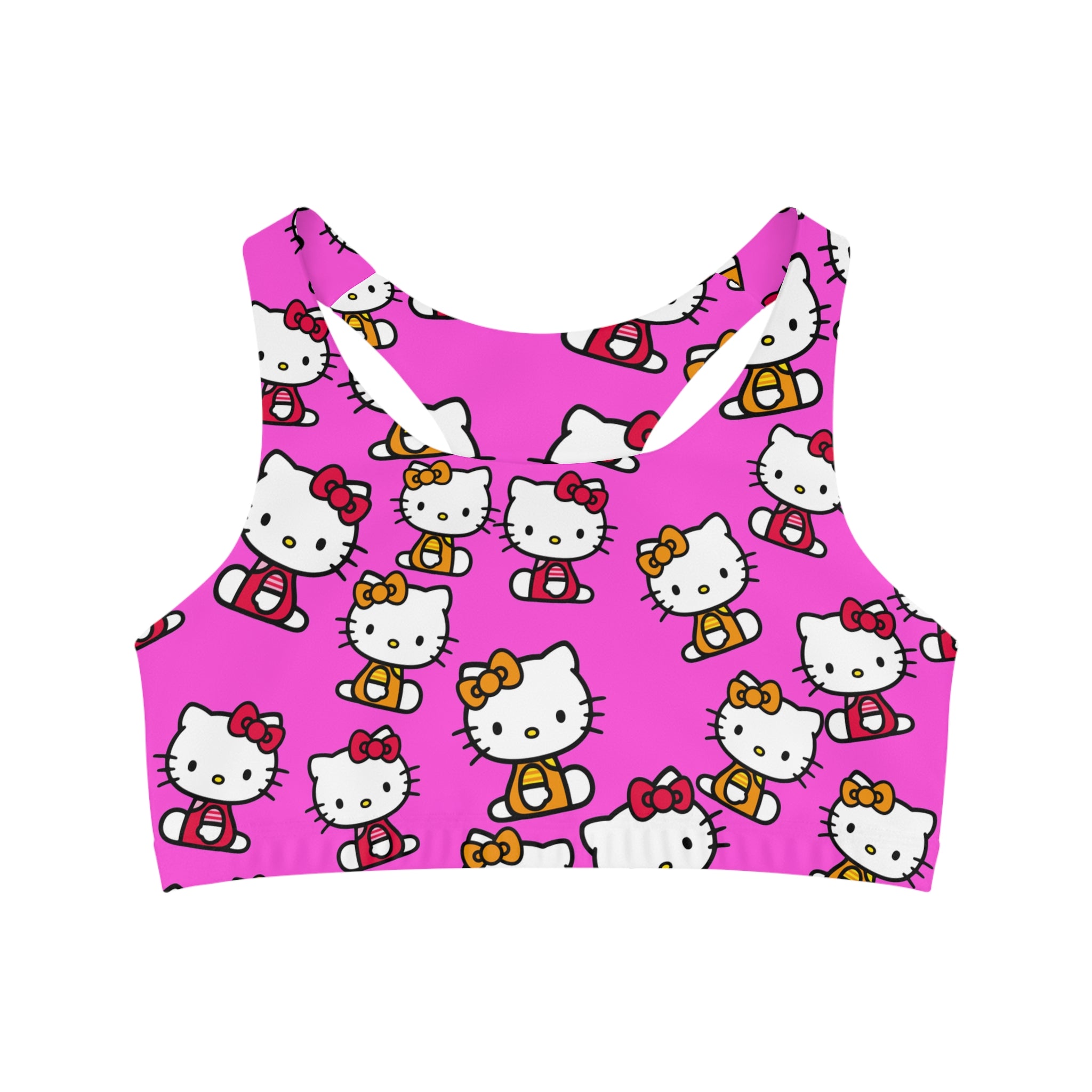 Sports bra kitty two colors pink