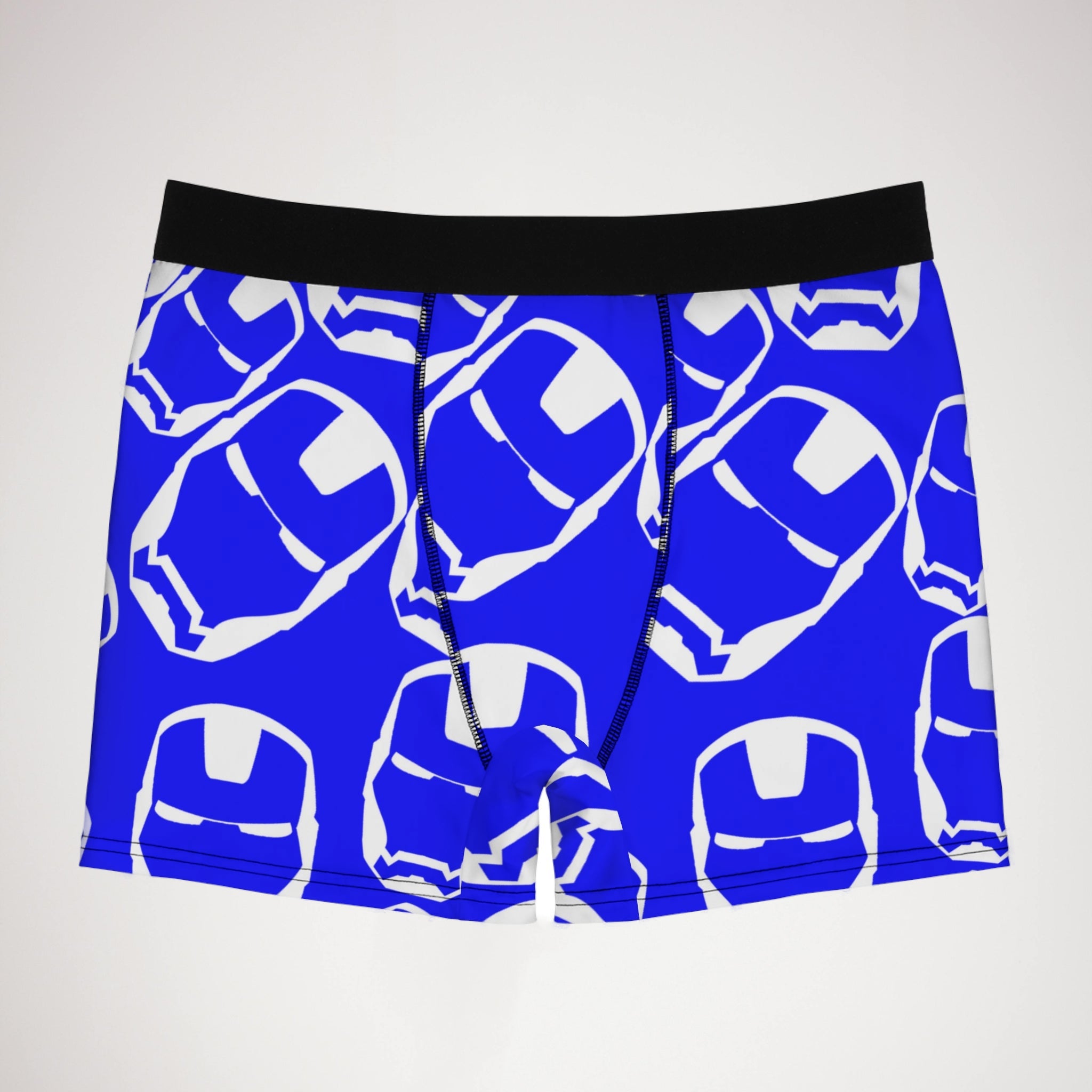 Men's boxer briefs iron man blue