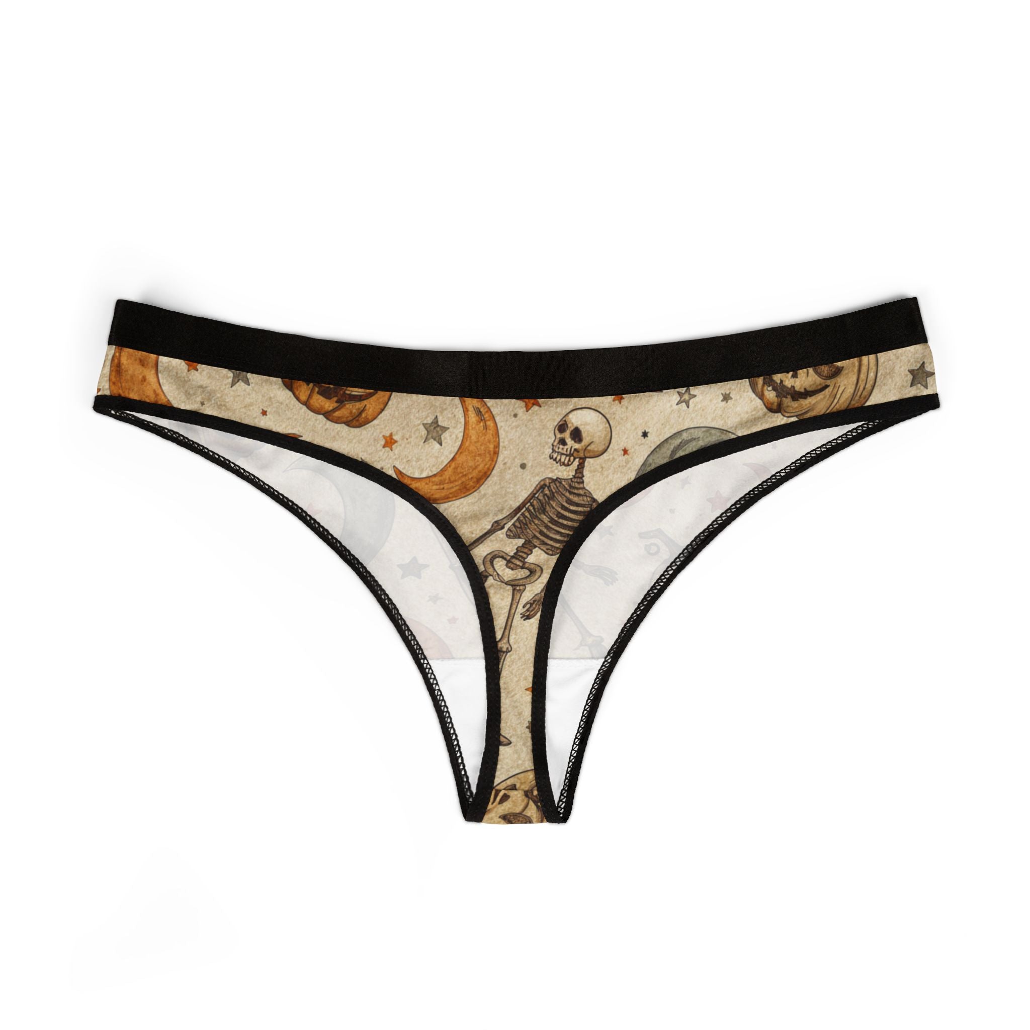 Women's thongs vintage halloween