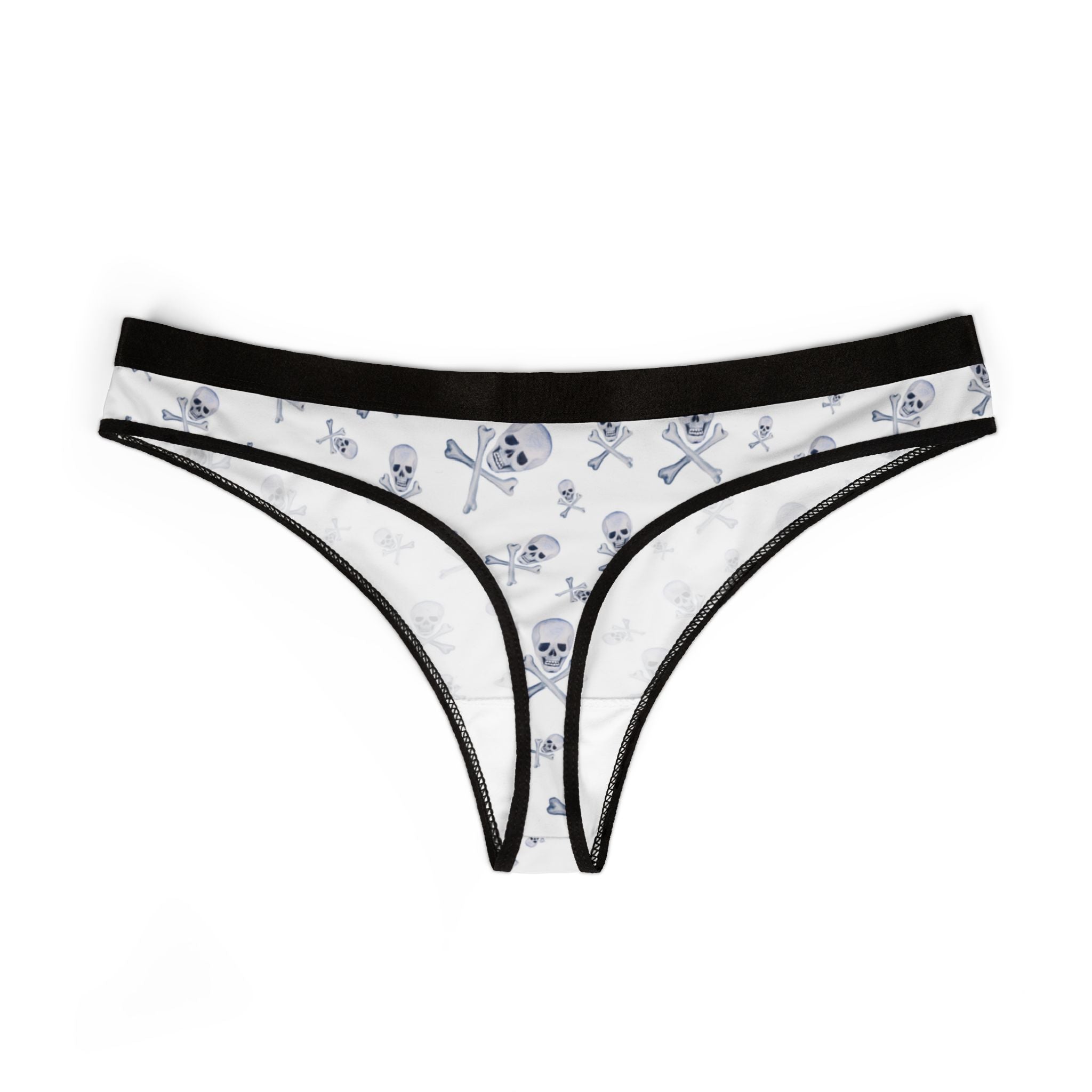 Women's thongs watercolor halloween