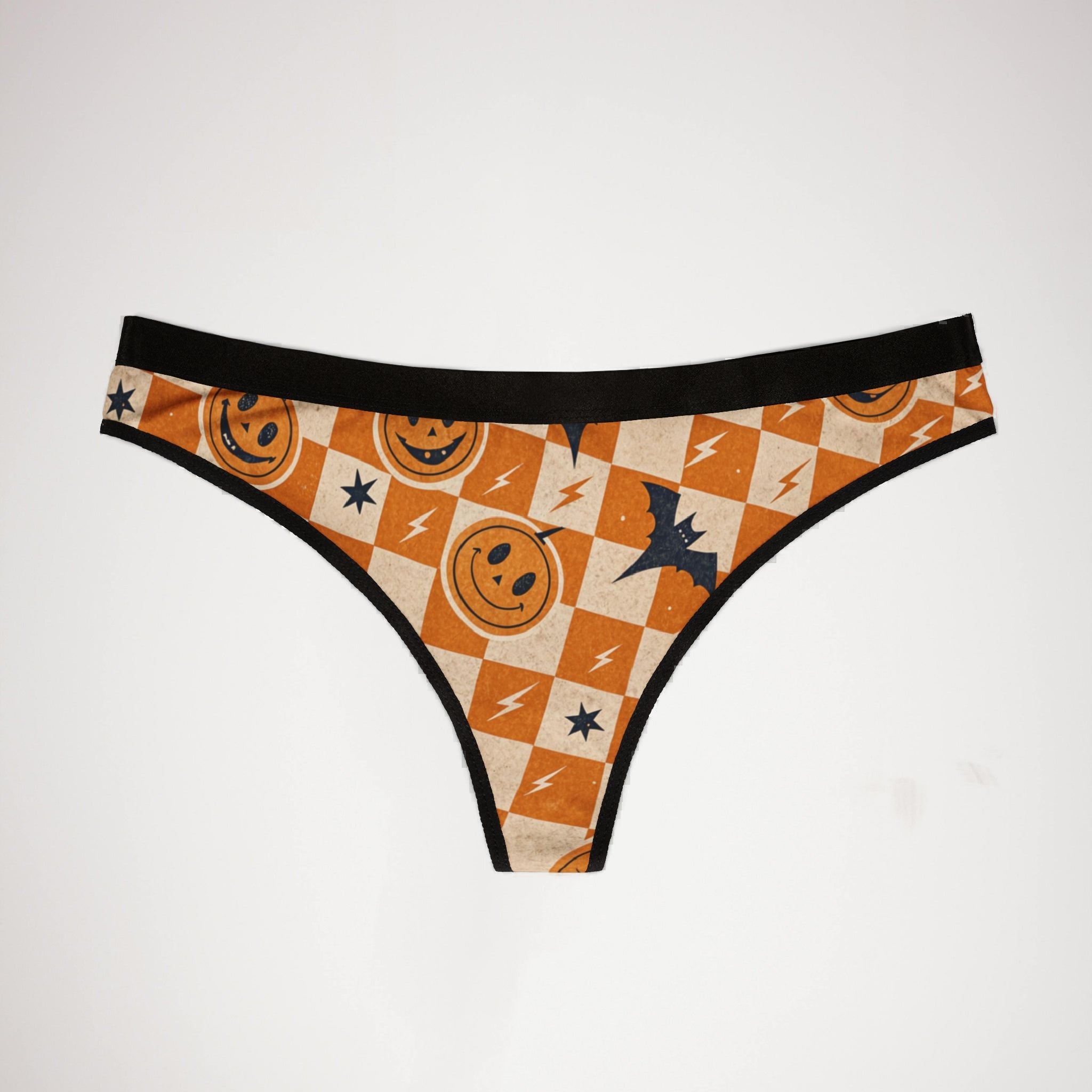 Women's thongs retro halloween