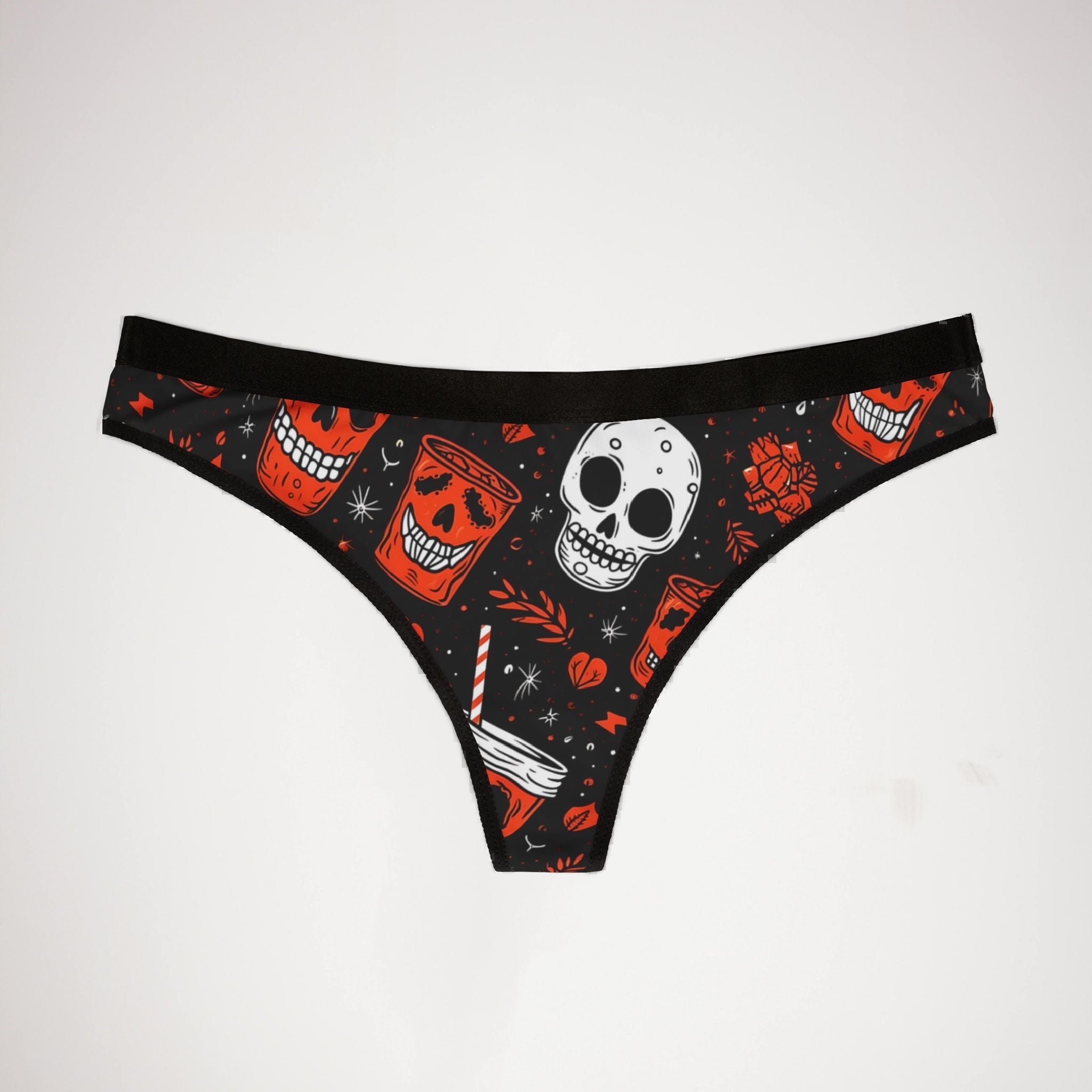 Women's thongs halloween crazy extra