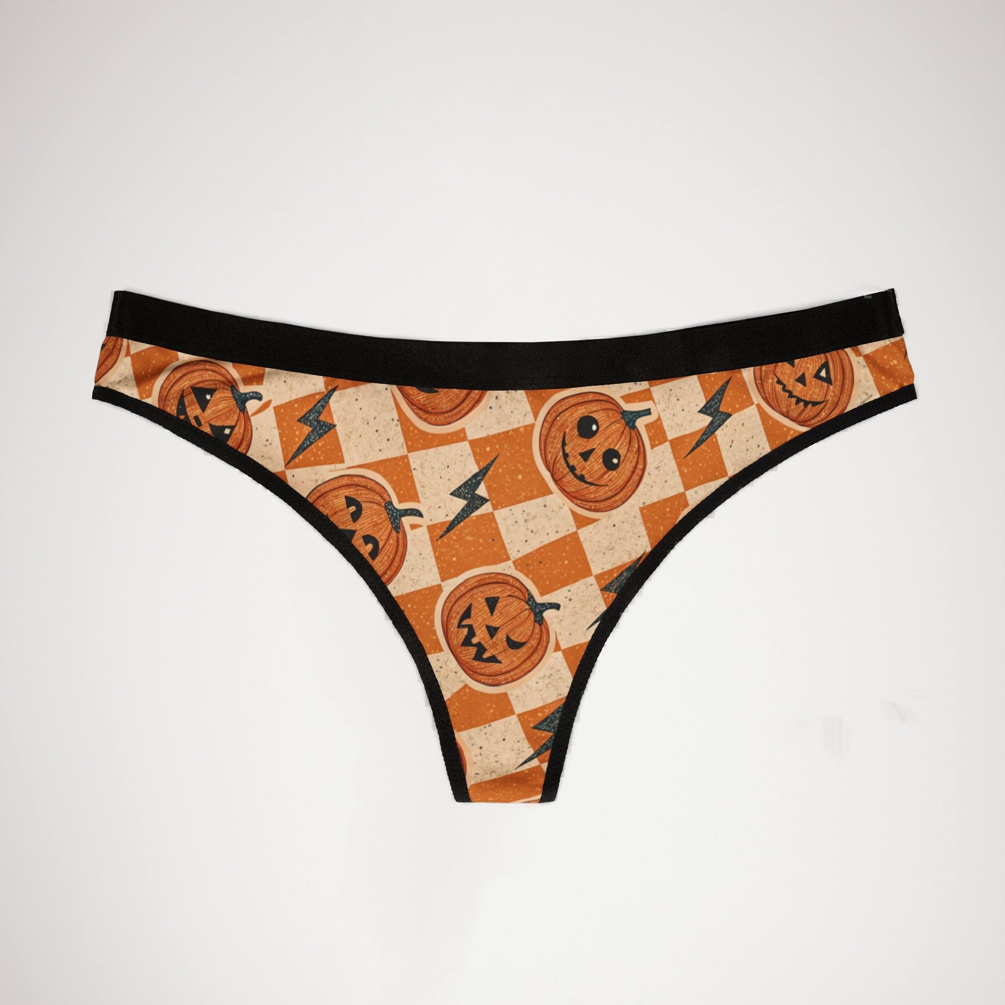 Women's thongs retro halloween