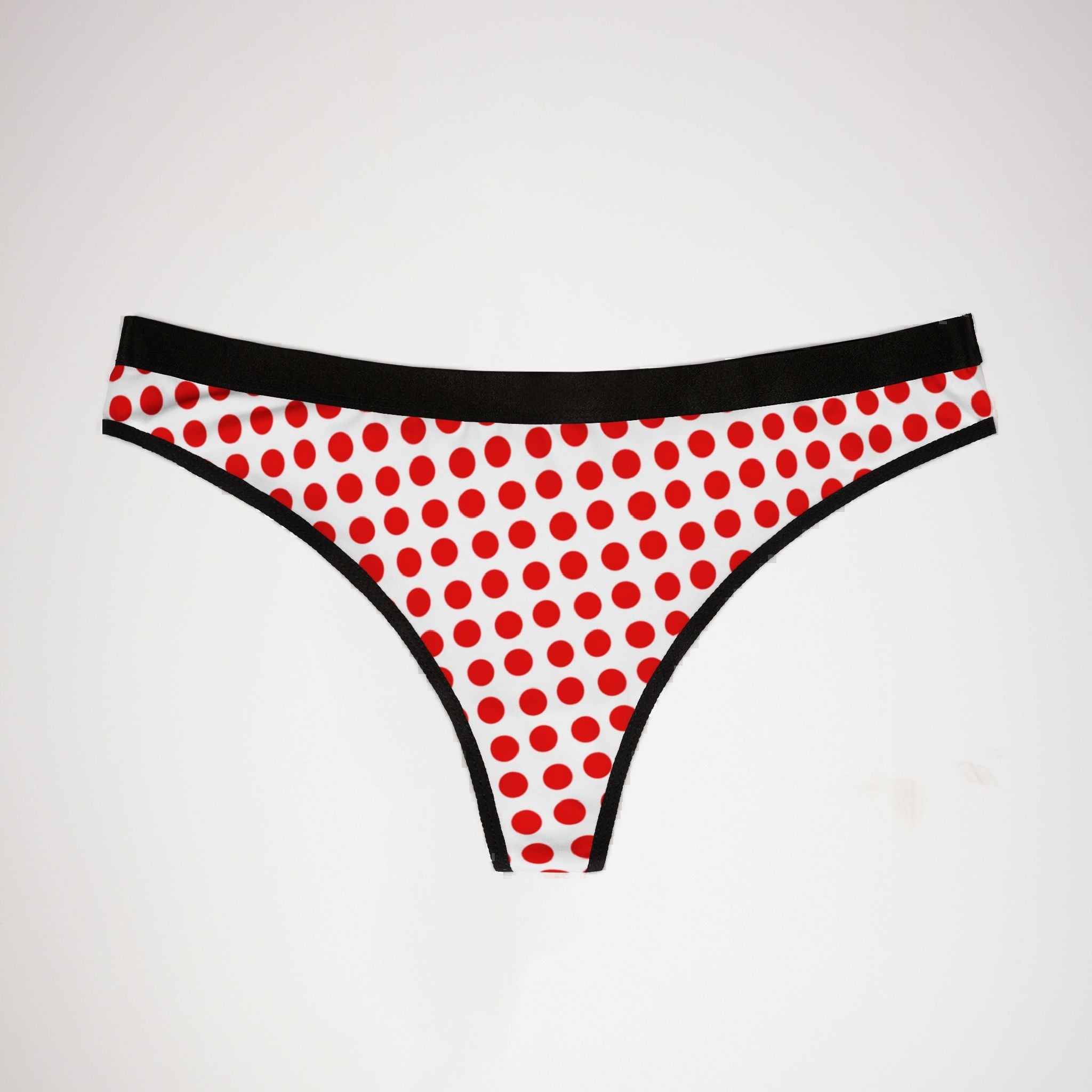 Women's thongs ladybug seamless