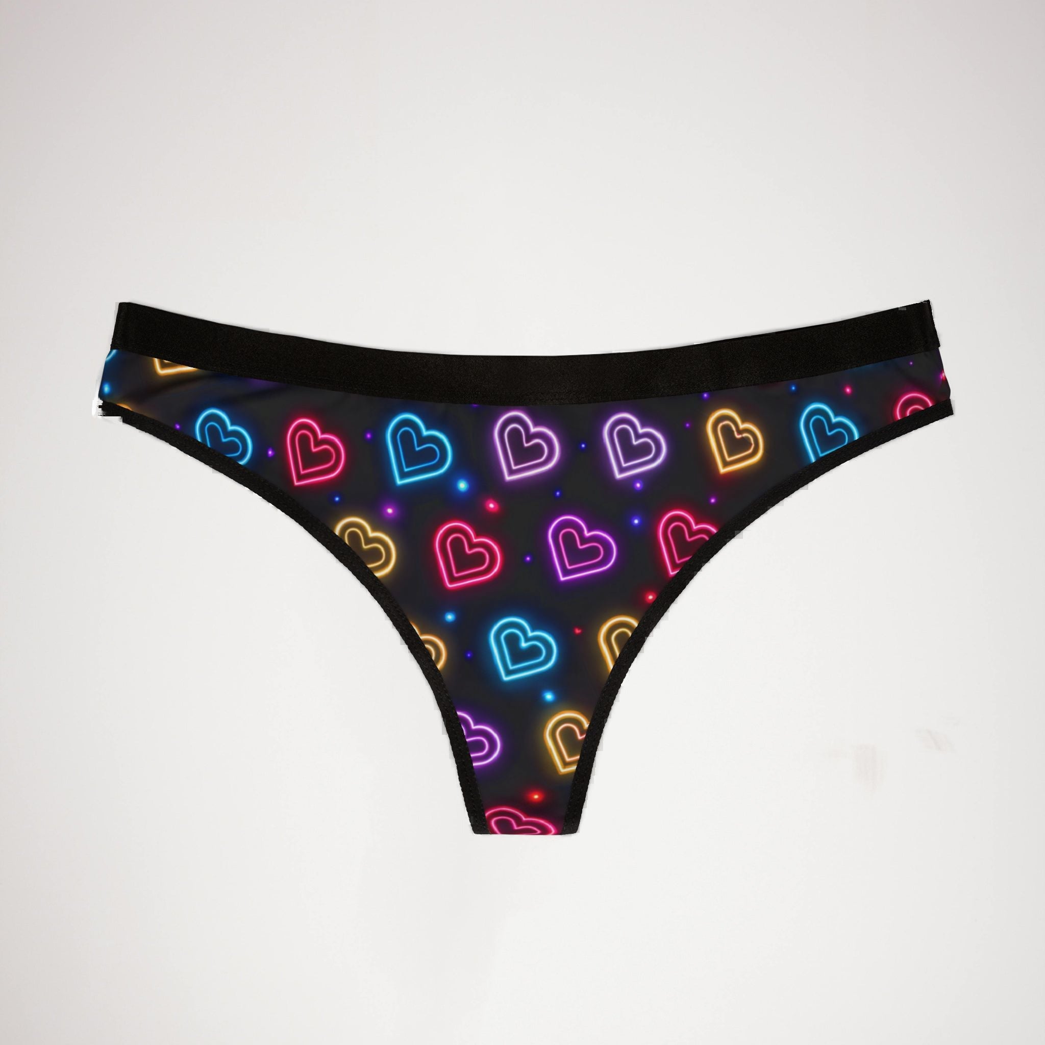 Women's thongs valentine digital