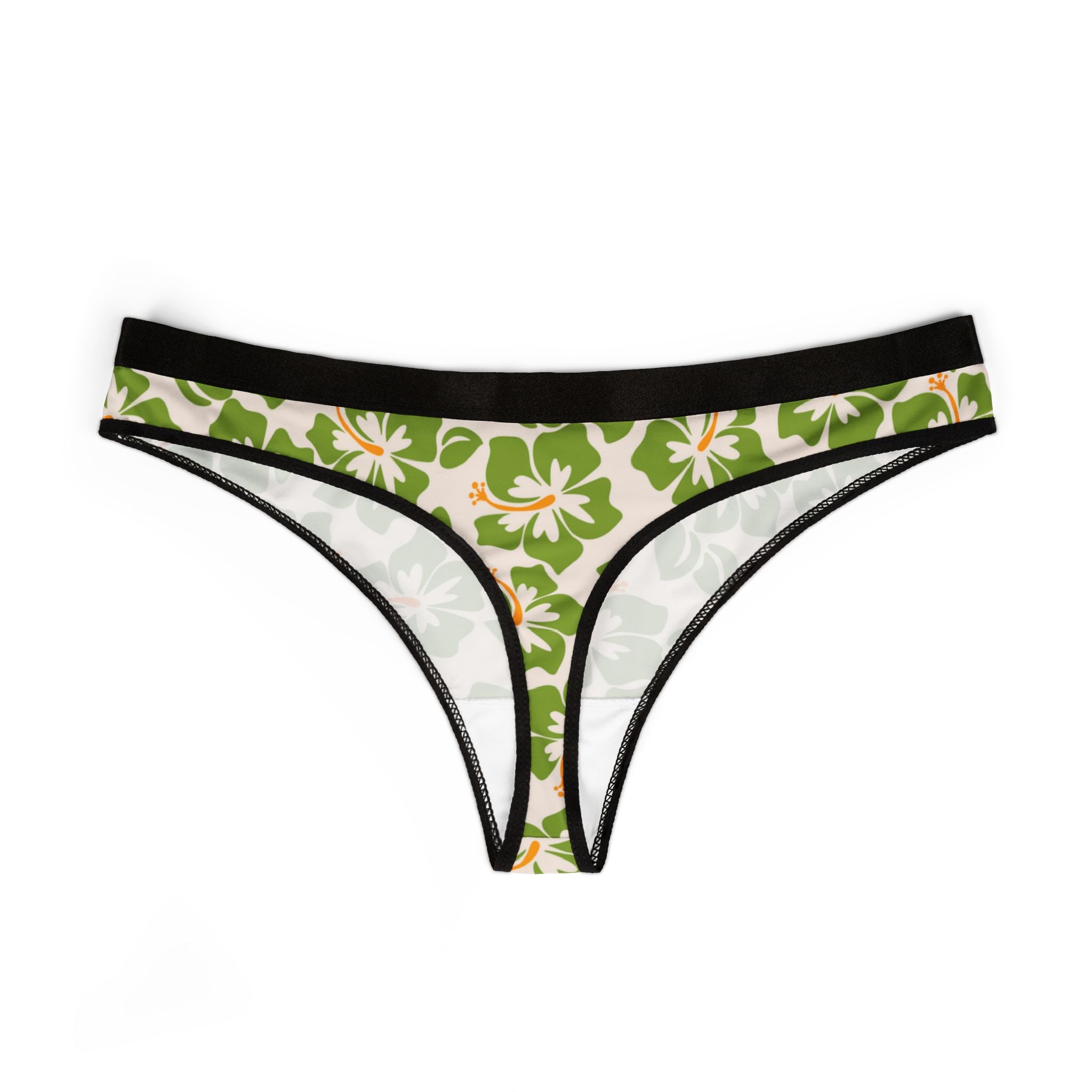 Women's thongs tropical island garden