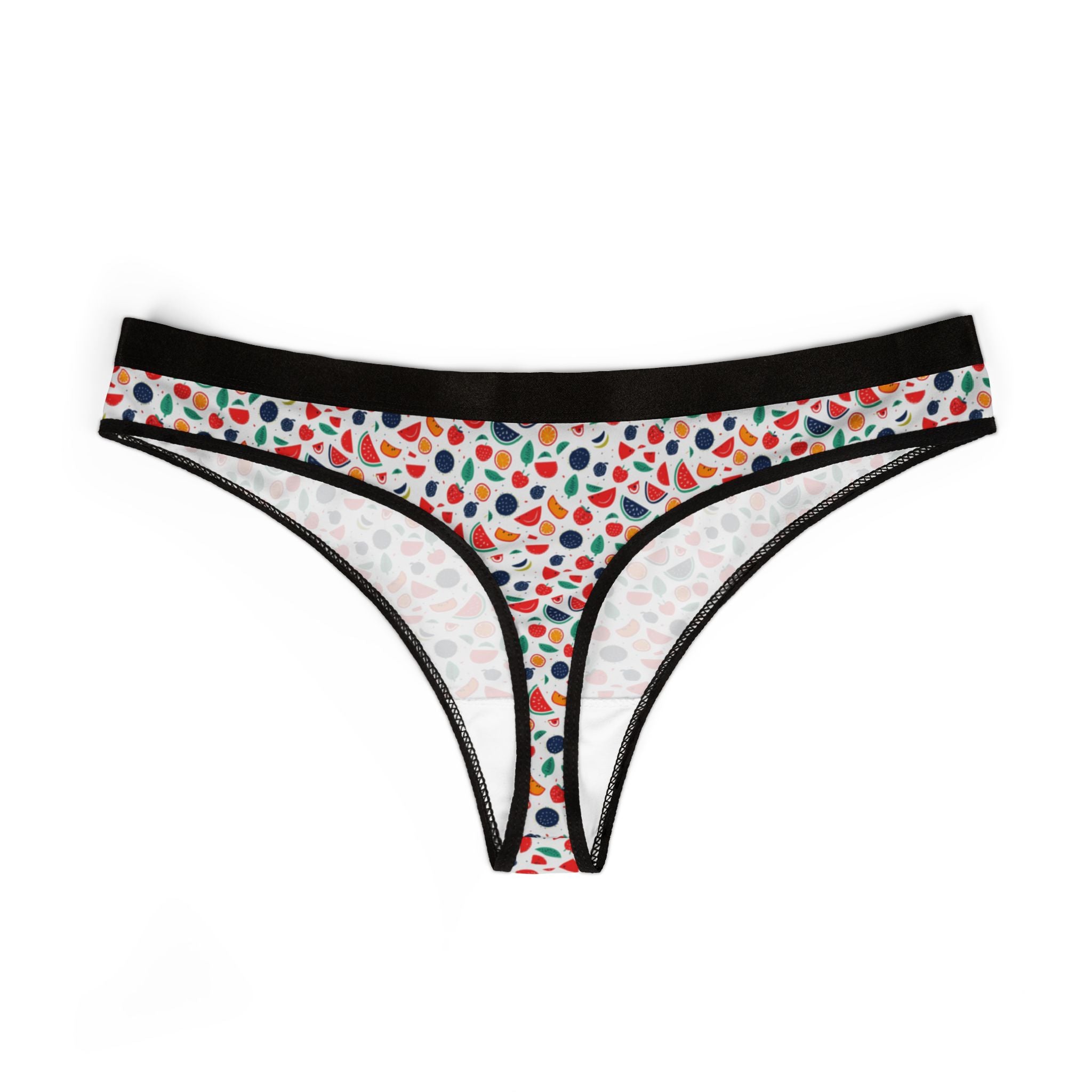 Women's thongs mix fruit minimal