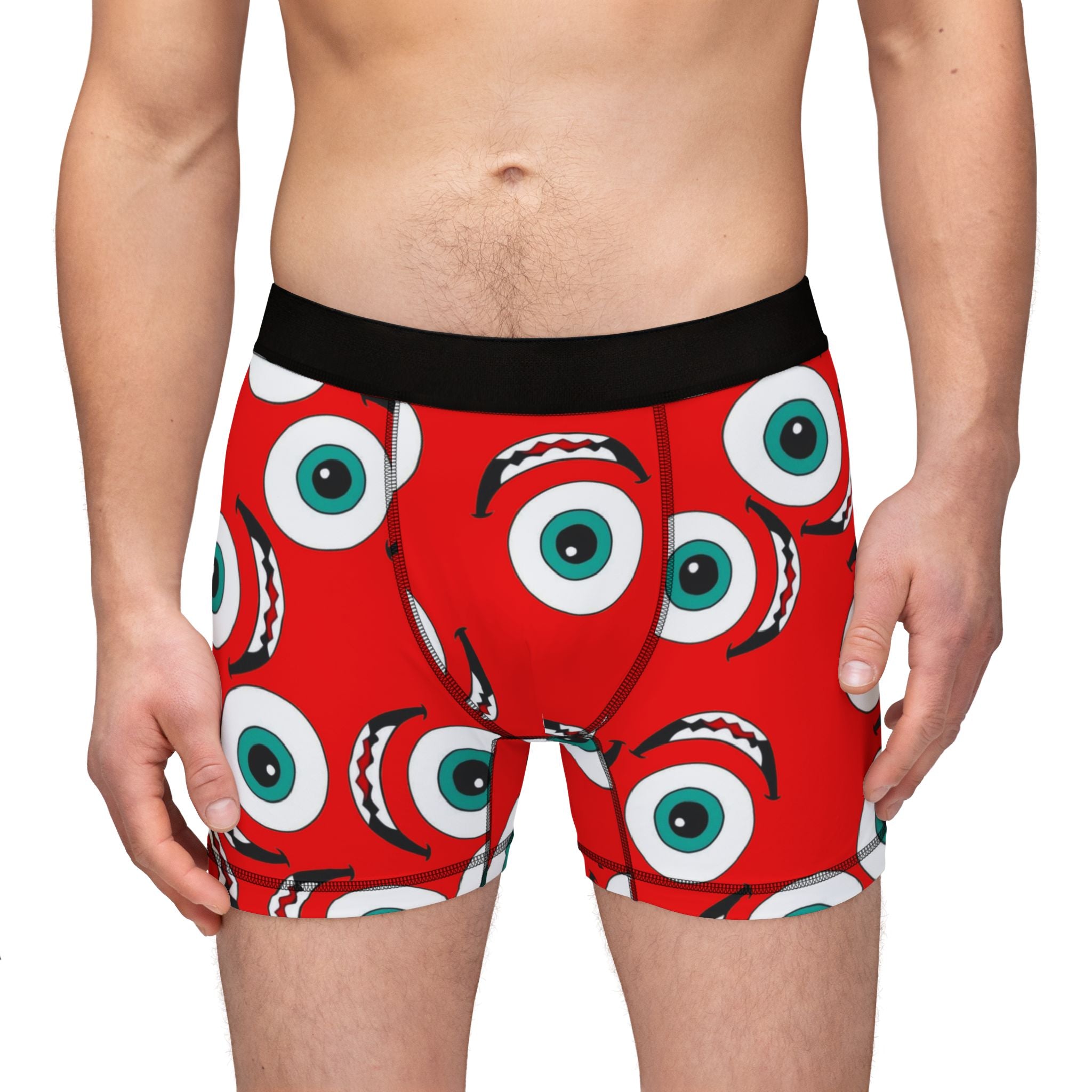 Men's boxers Mike wazowski red