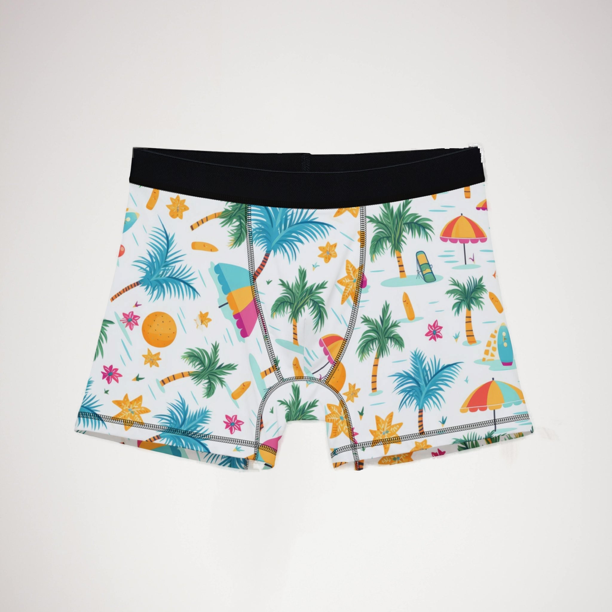 Men's boxers tropical summer beach