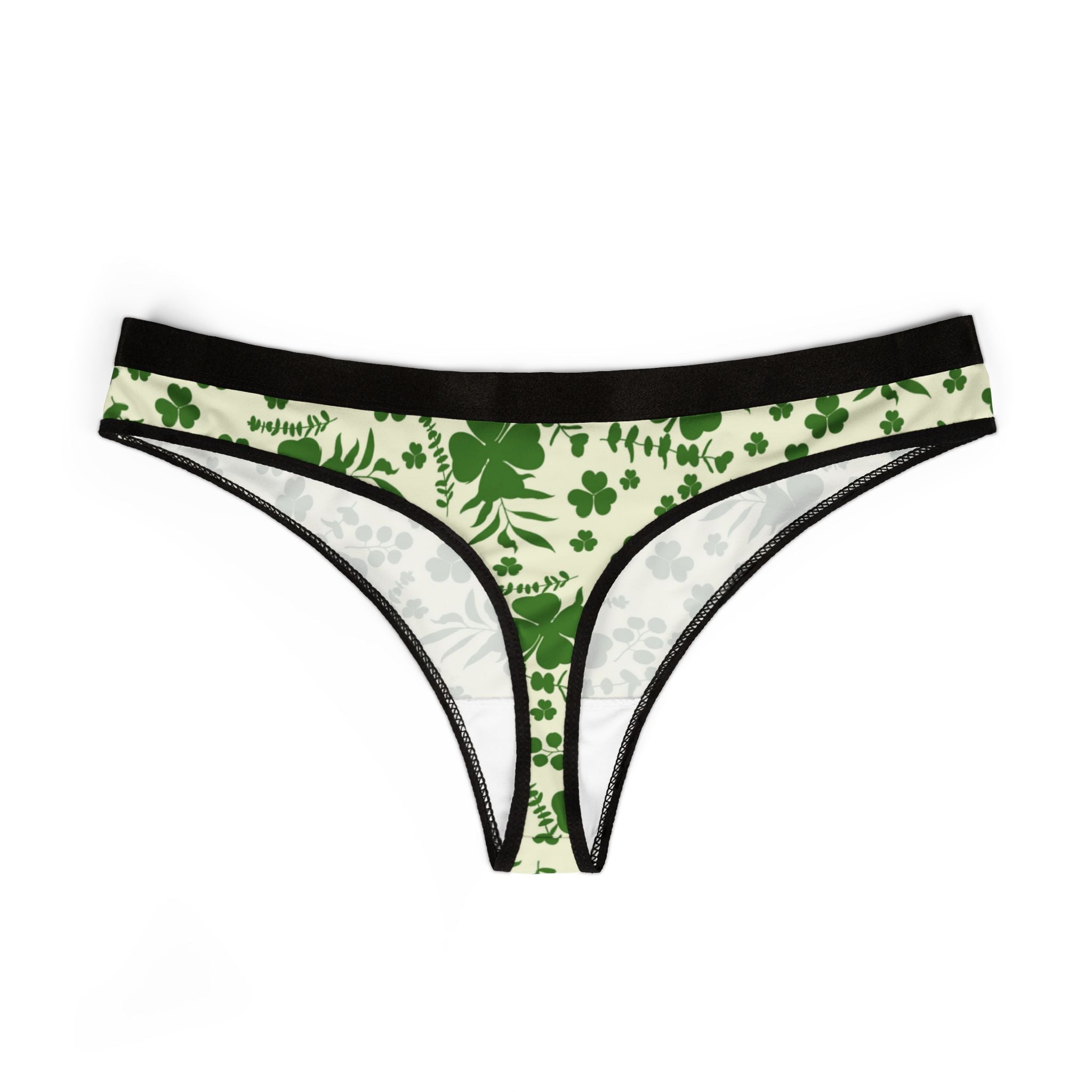 Women's thongs autumn leaves