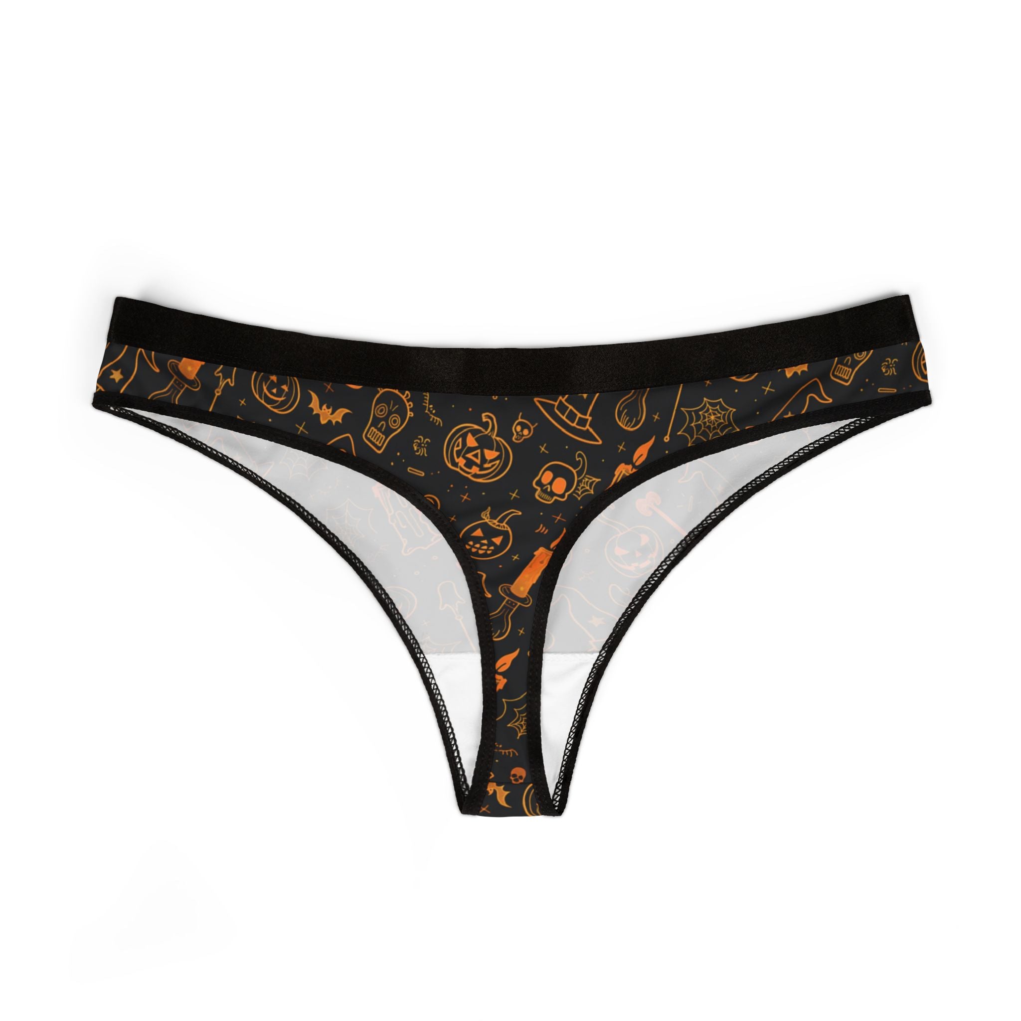 Women's thongs halloween doodle