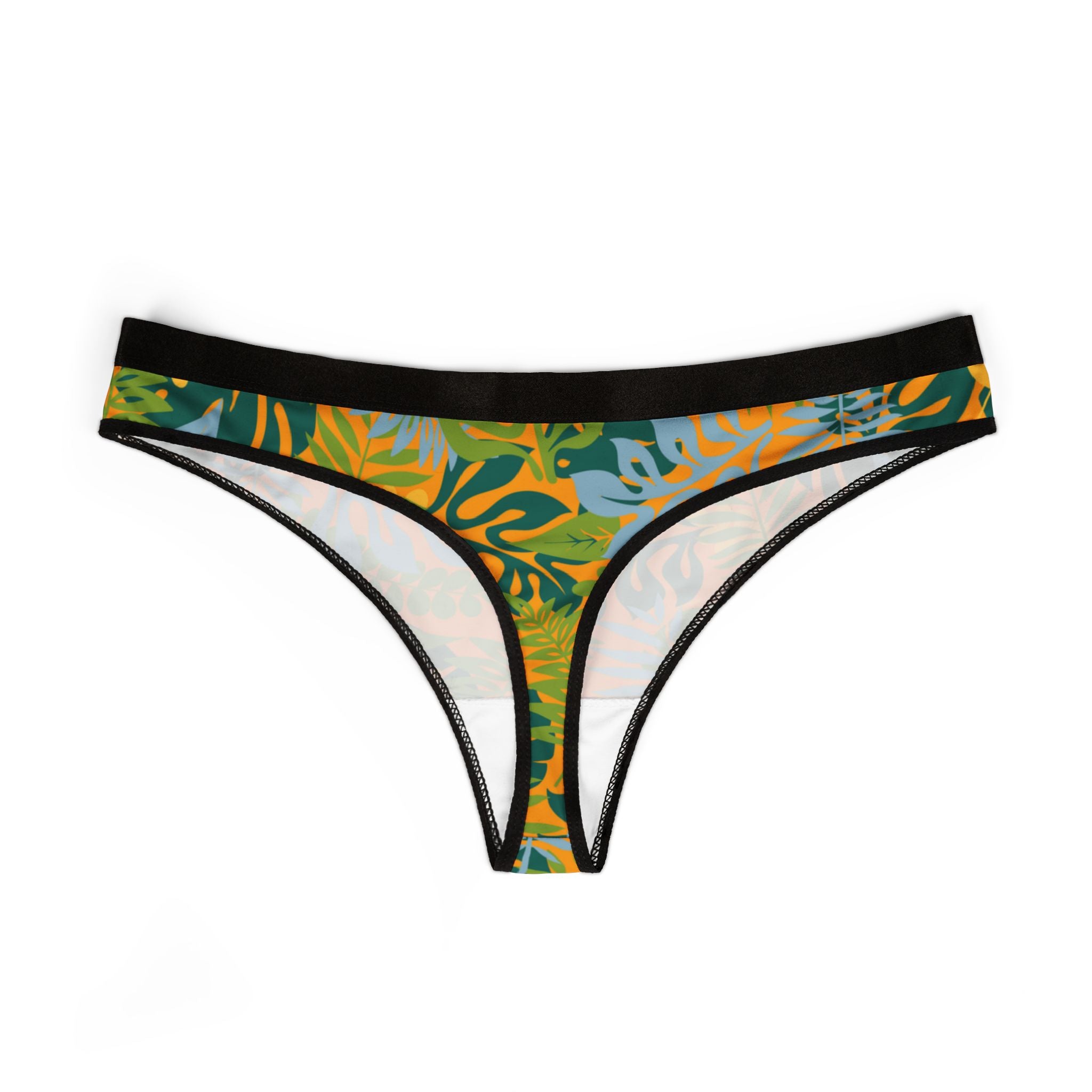Women's thongs tropical island garden