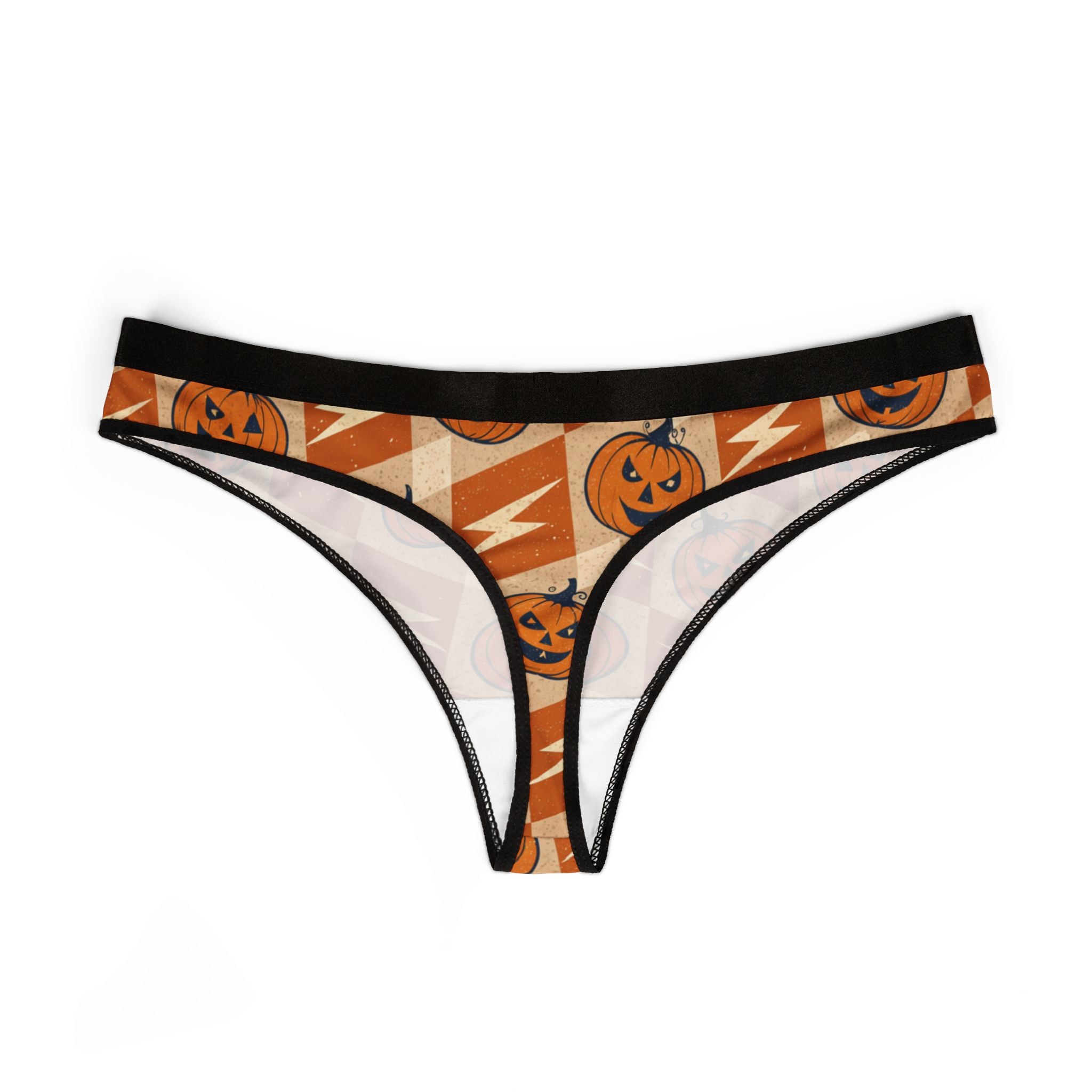 Women's thongs retro halloween