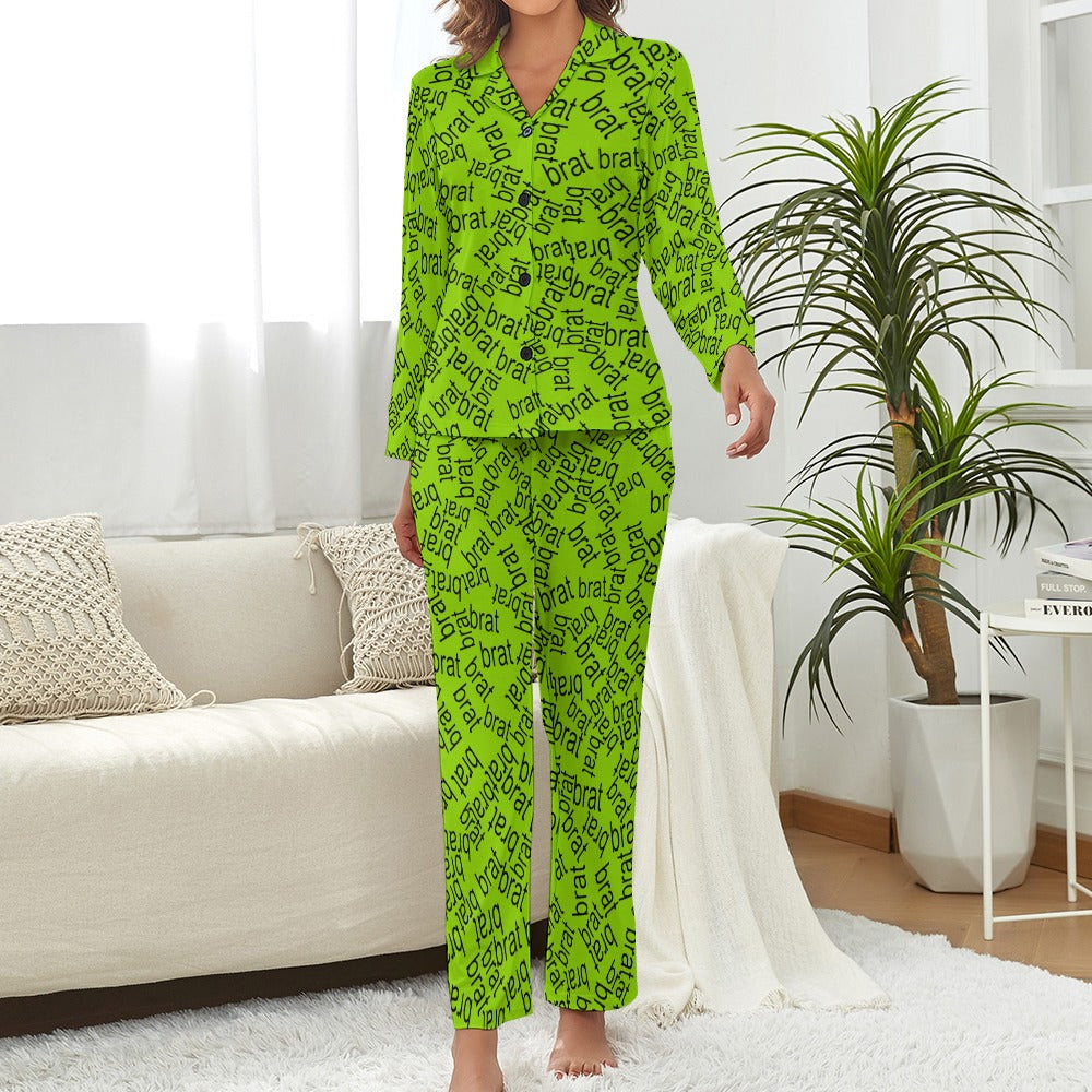 Women's Pajama Set brat Charli XCX