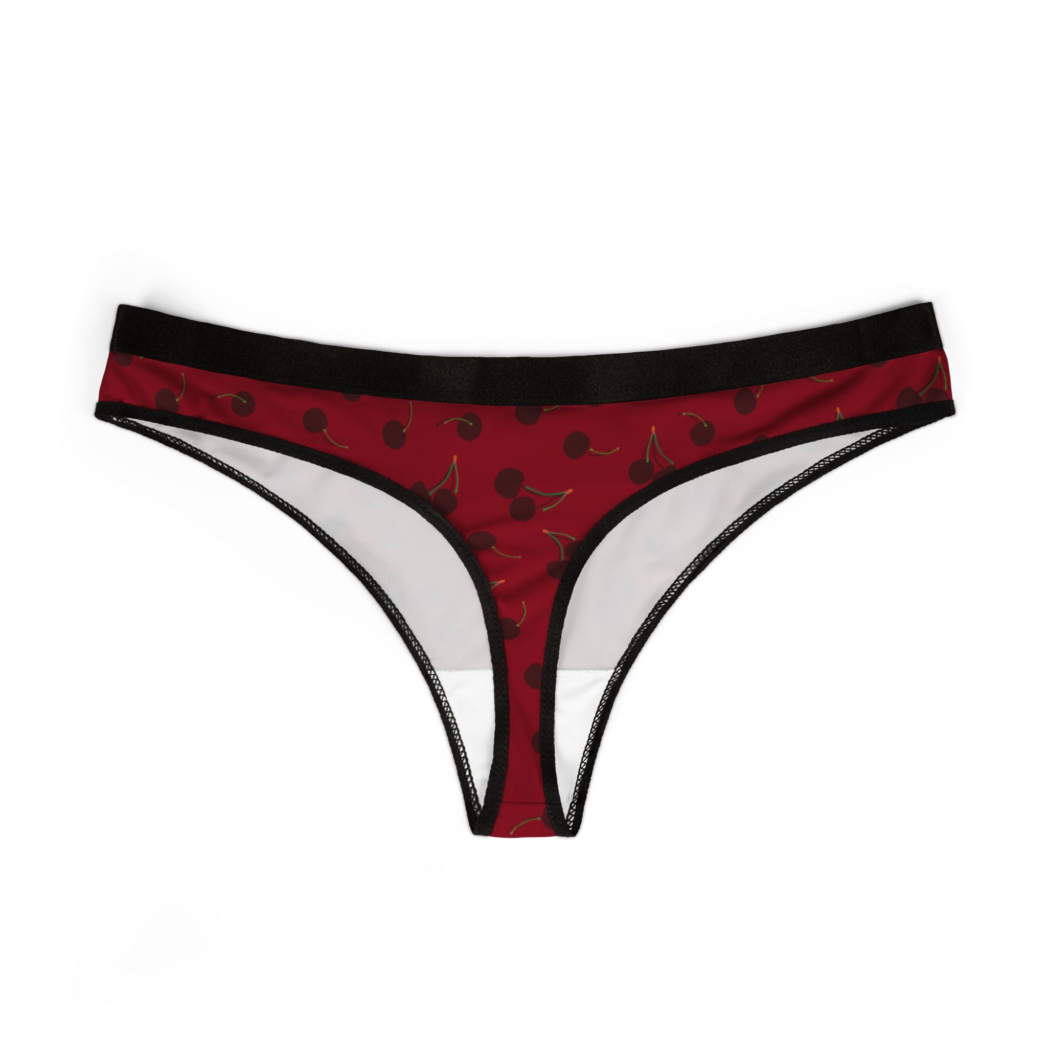 Women's thongs cherry fruit