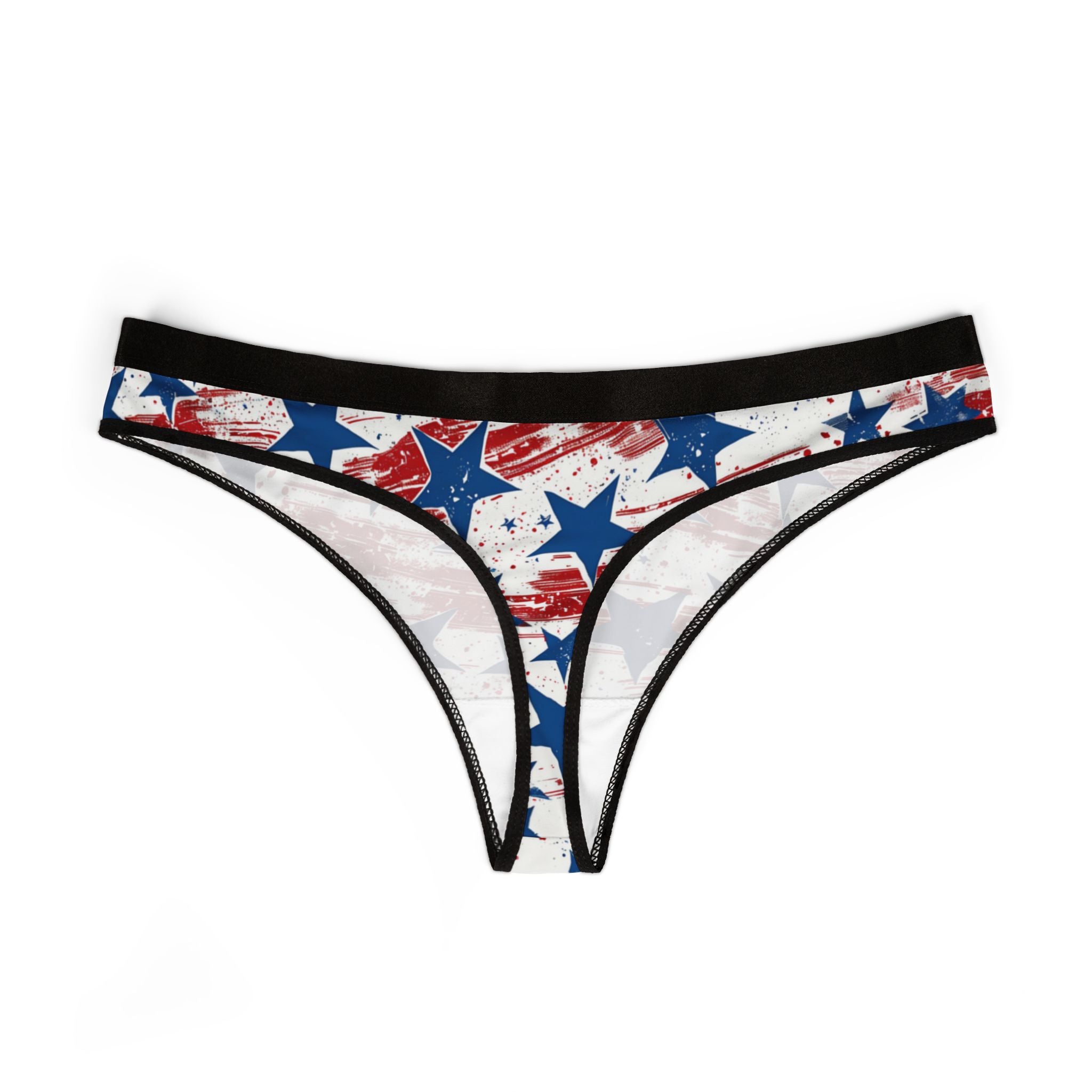 Women's thongs 4th of july patriotic