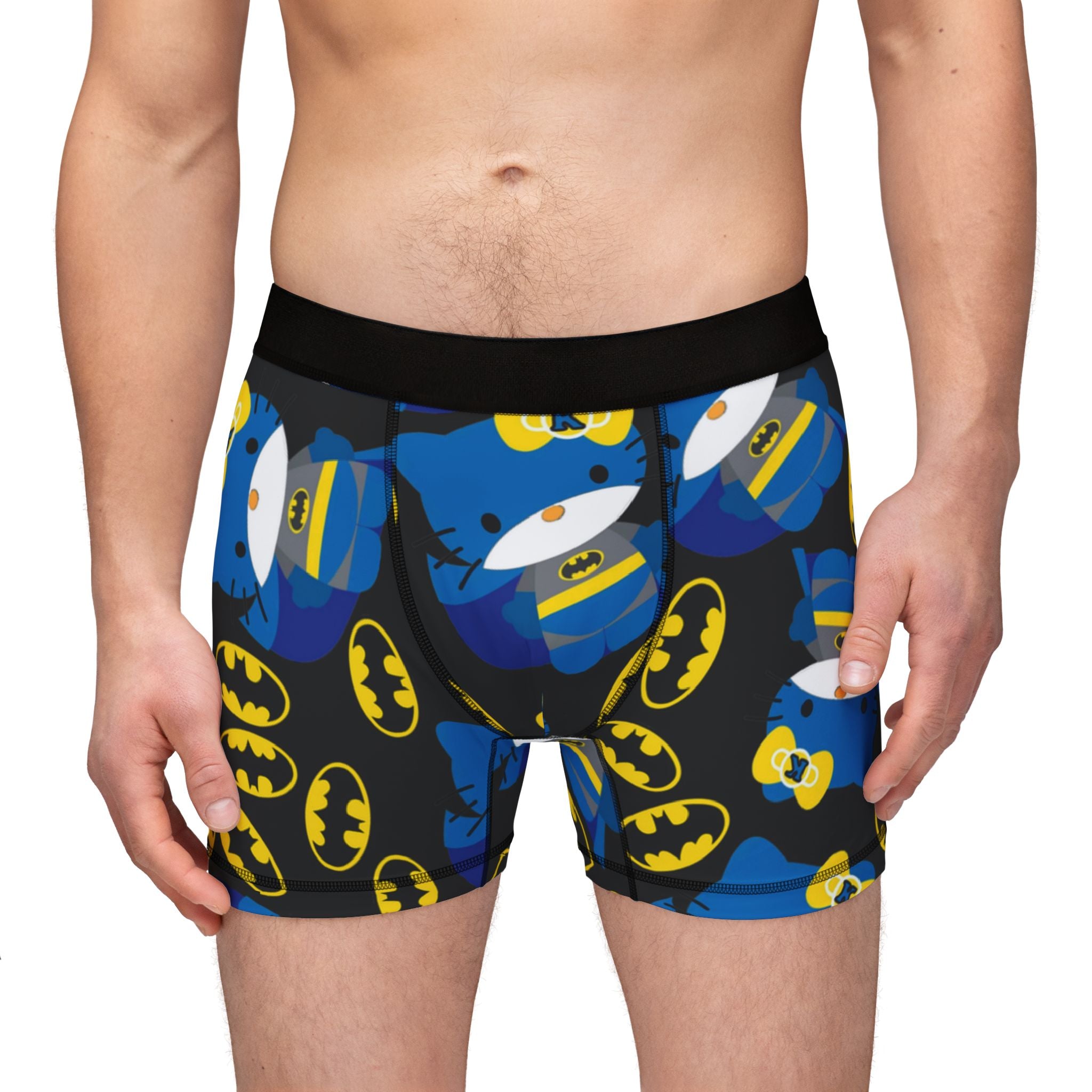 Men's boxers batman kitty logo black