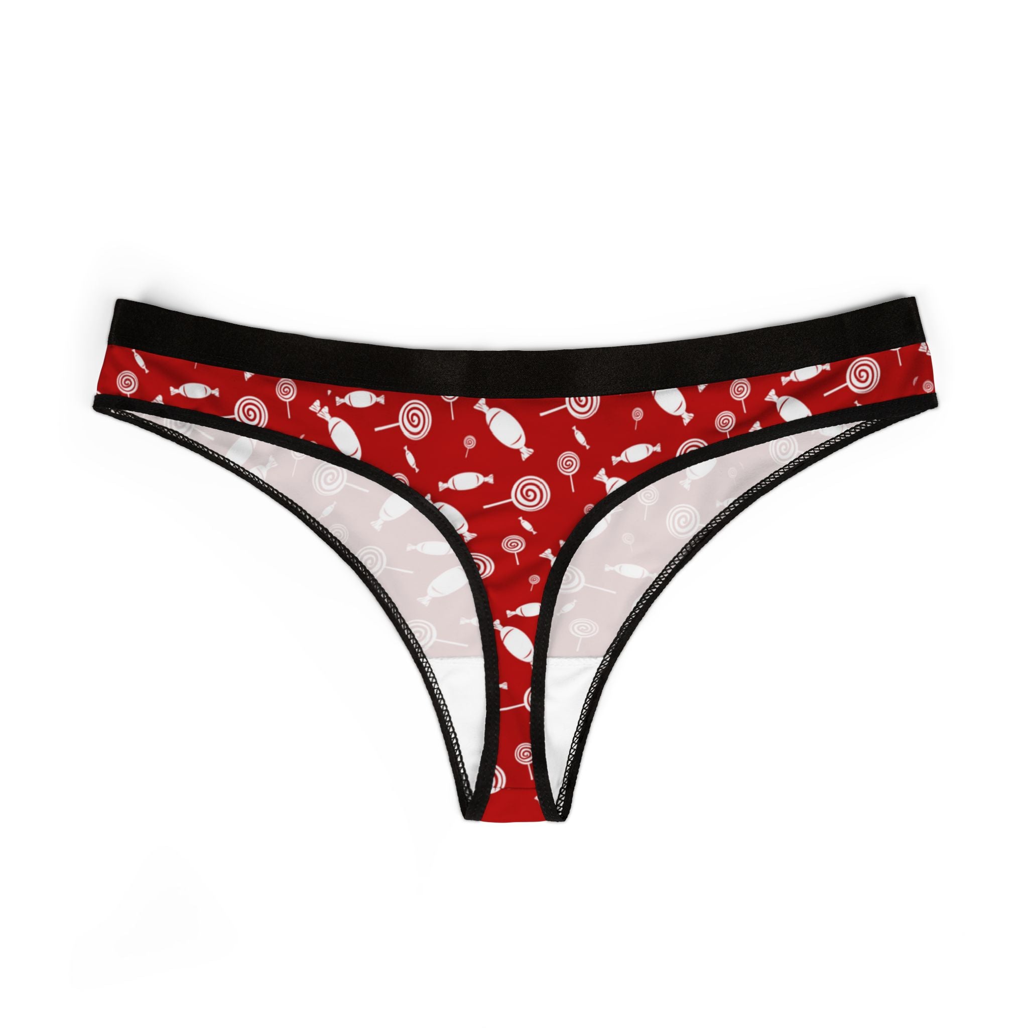 Women's thongs red halloween
