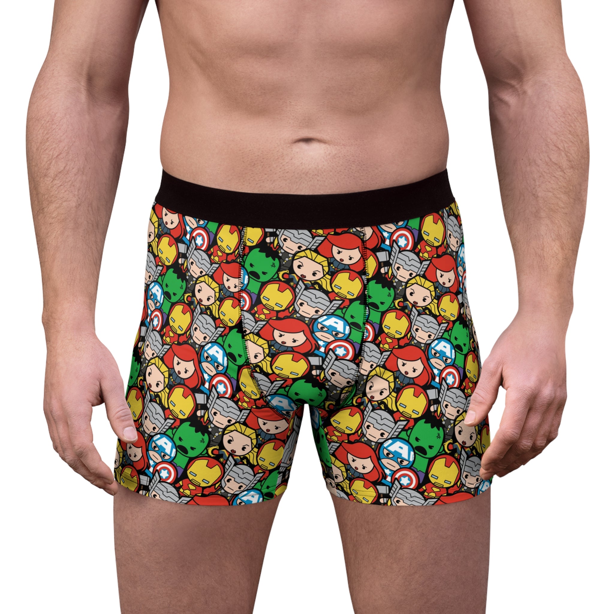 Men's boxer briefs marvel avengers black