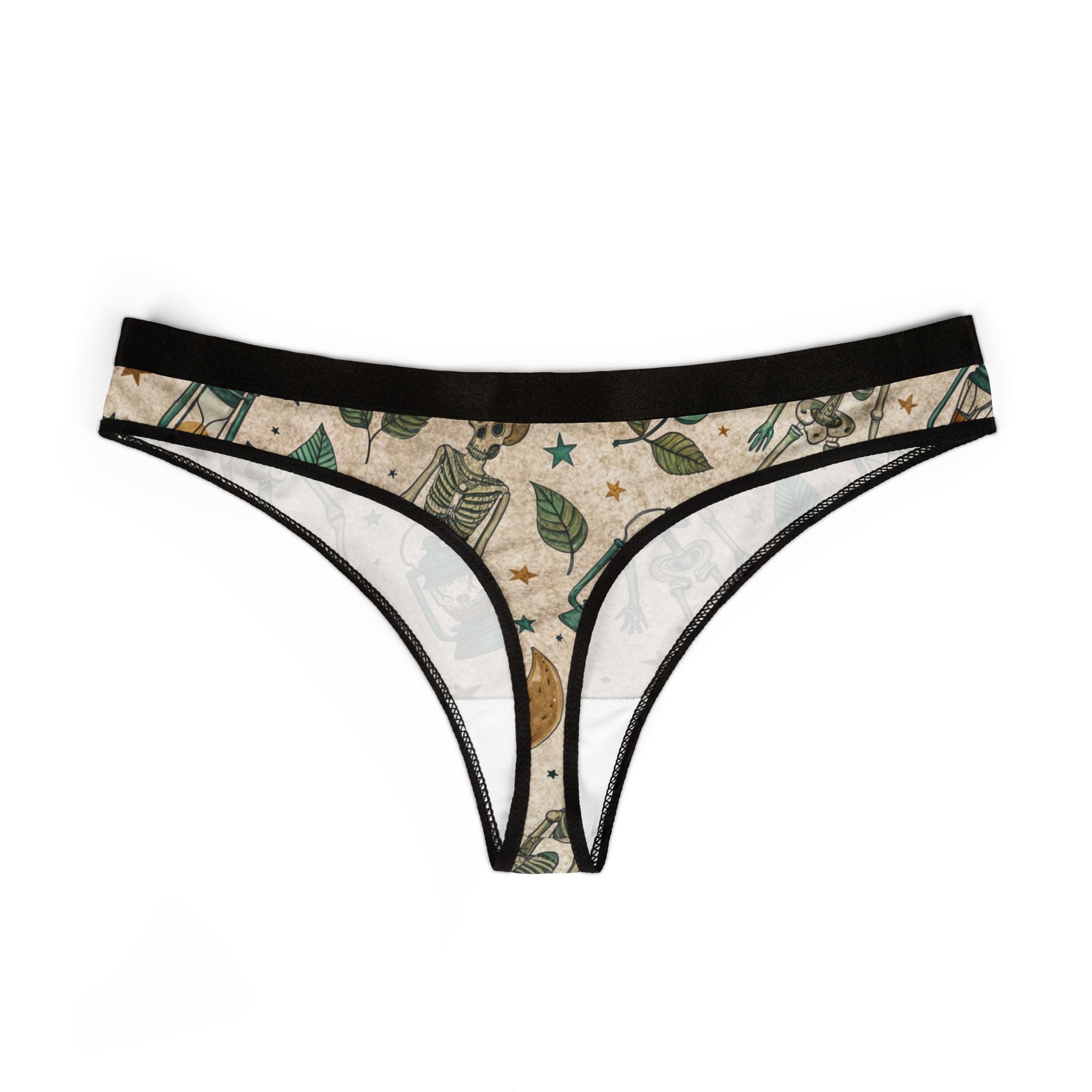 Women's thongs vintage halloween