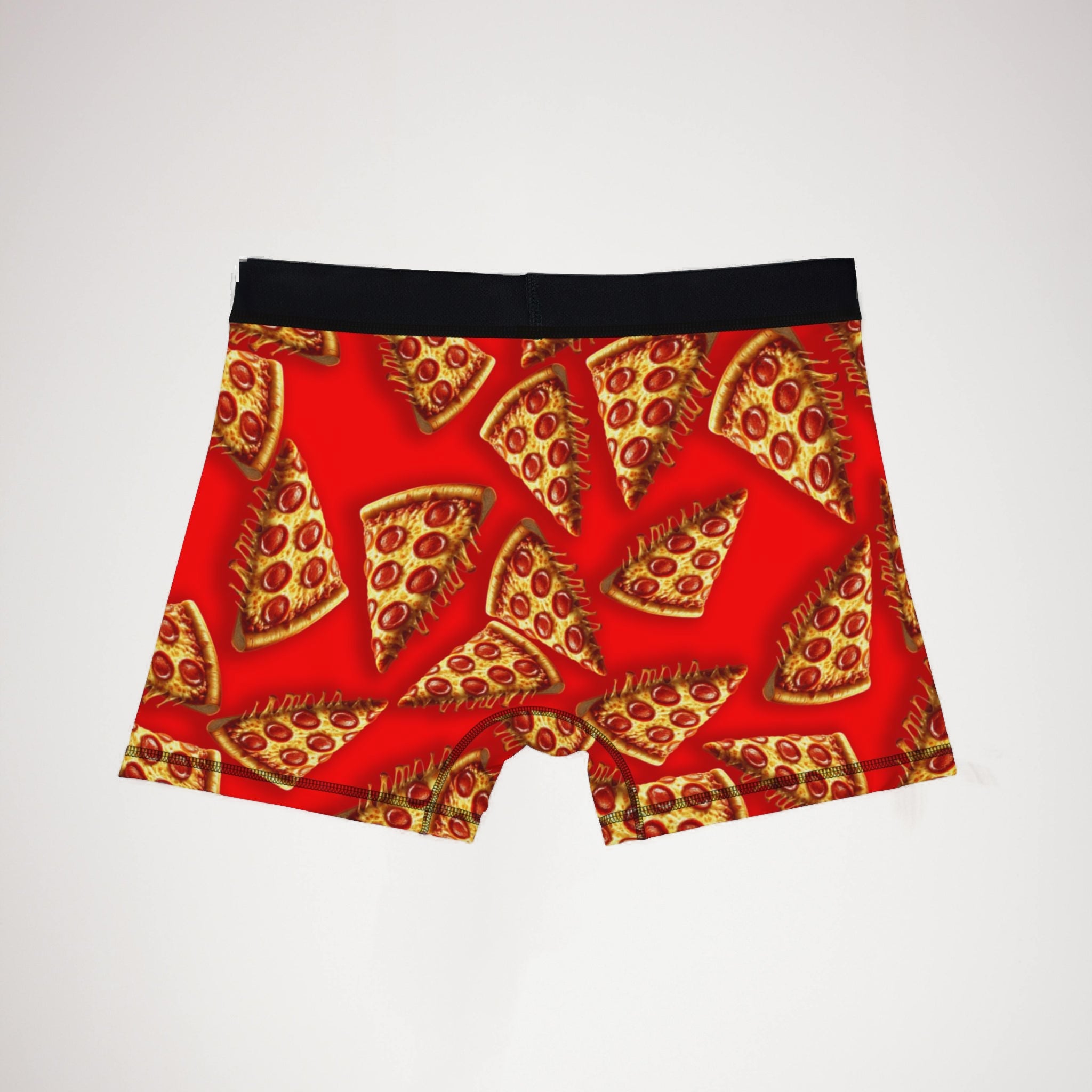 Men's boxers pizza red