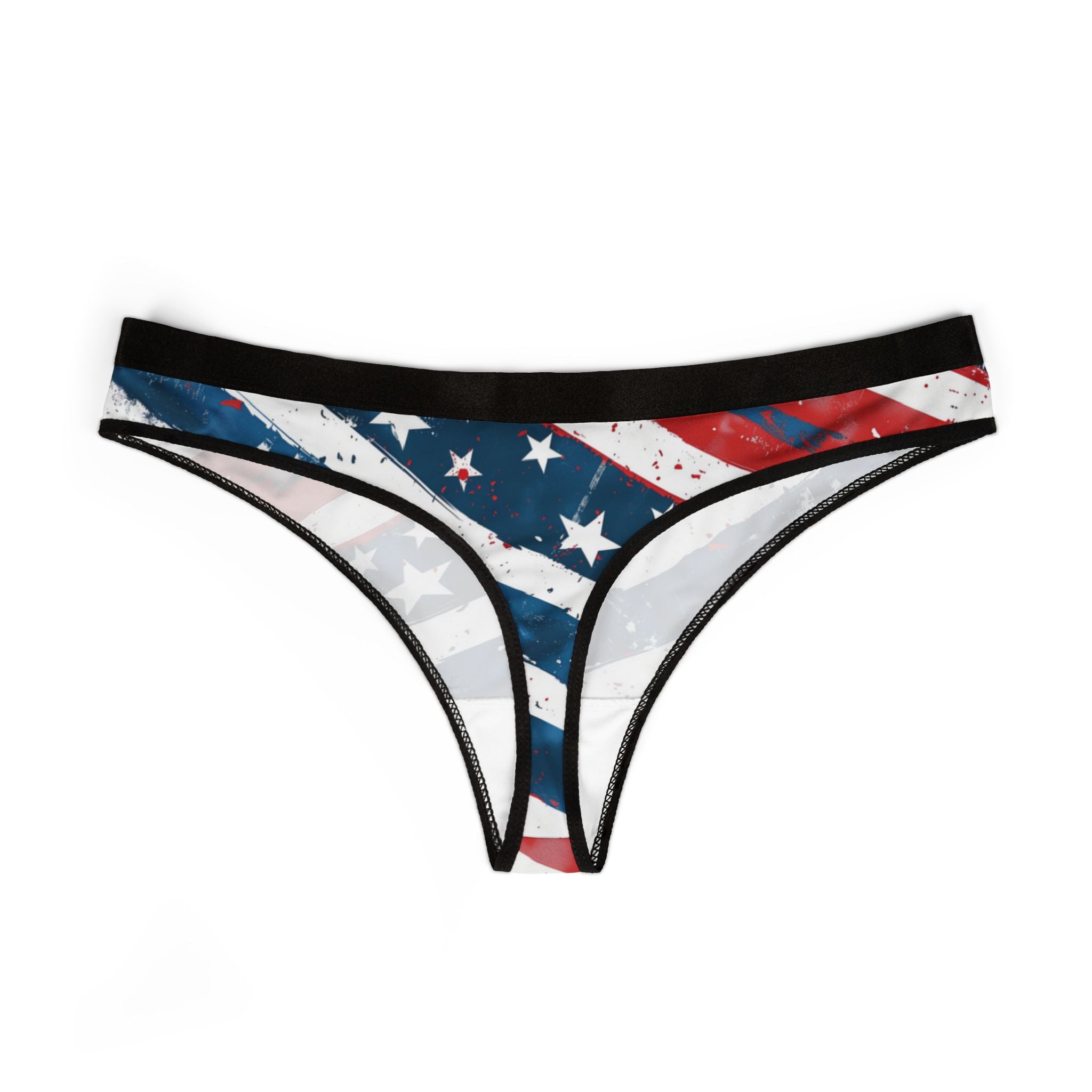 Women's thongs 4th of july patriotic