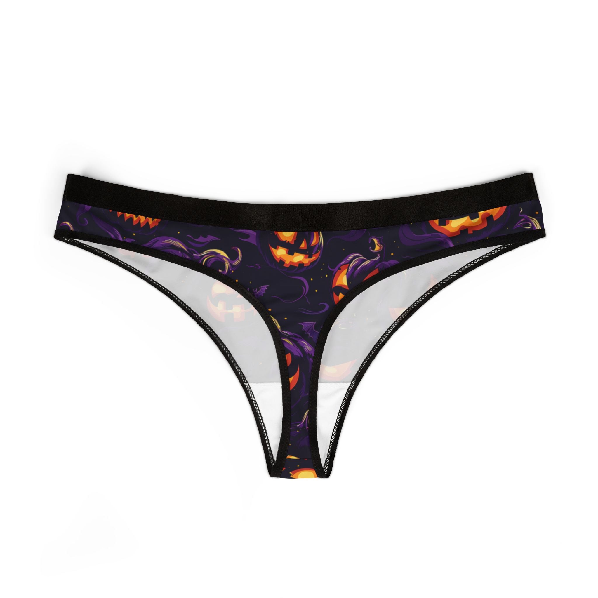 Women's thongs spooky halloween