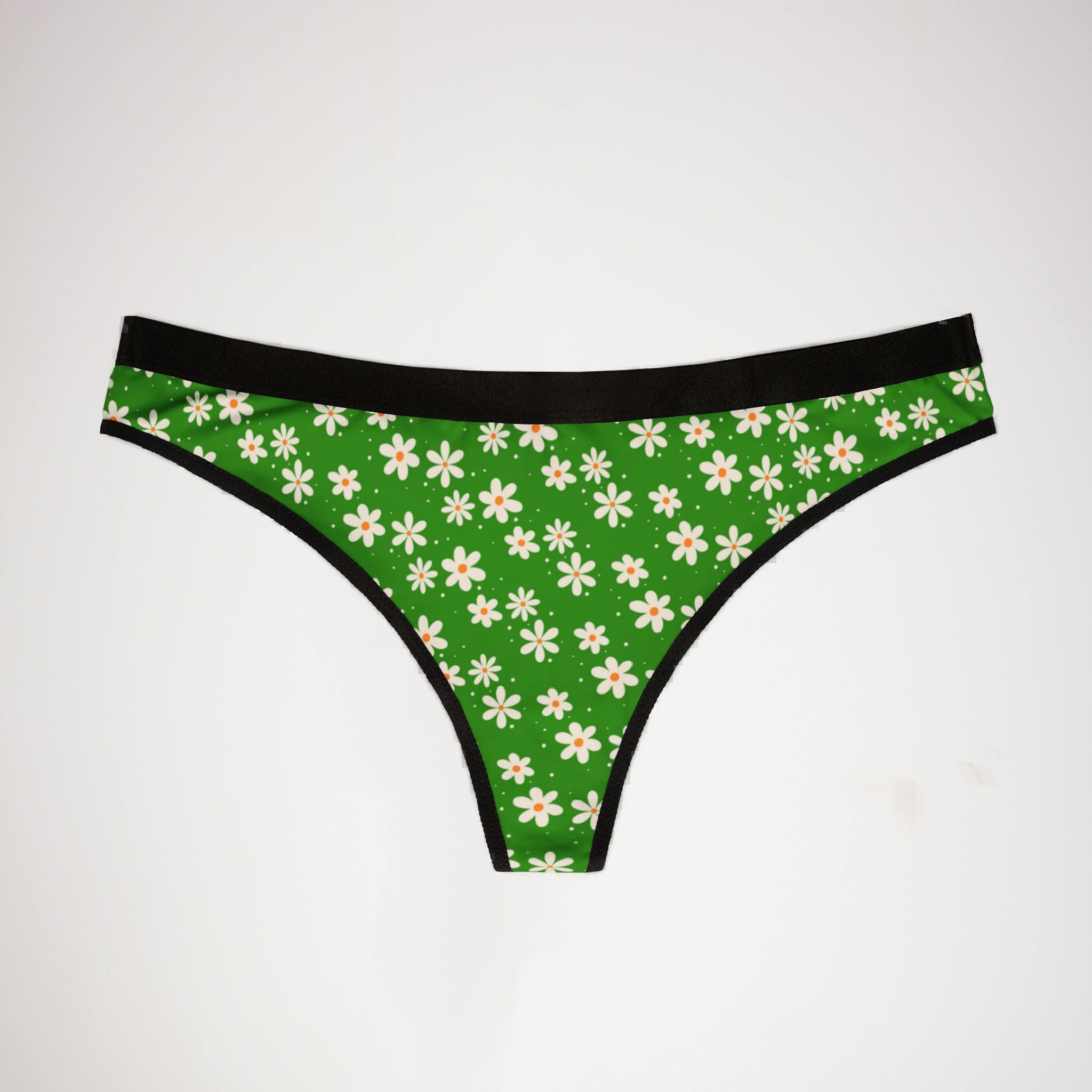 Women's thongs ladybug seamless