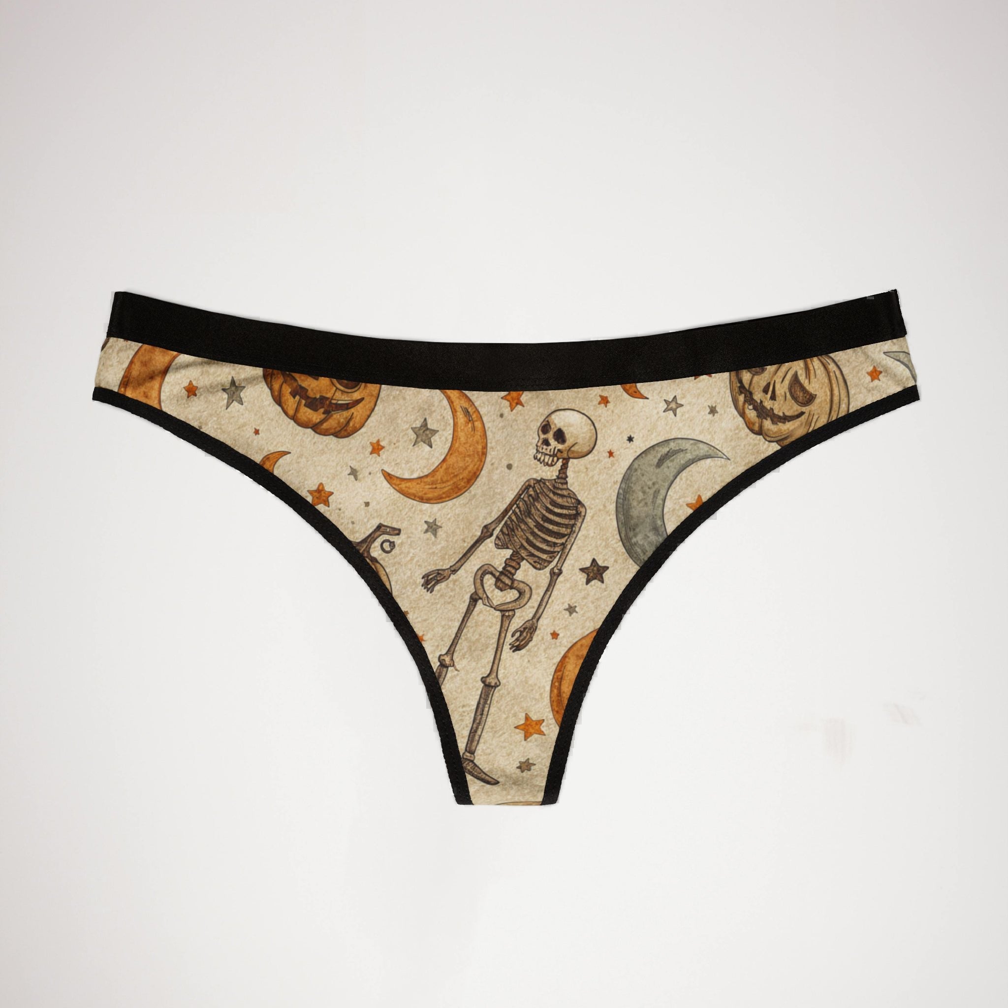 Women's thongs vintage halloween