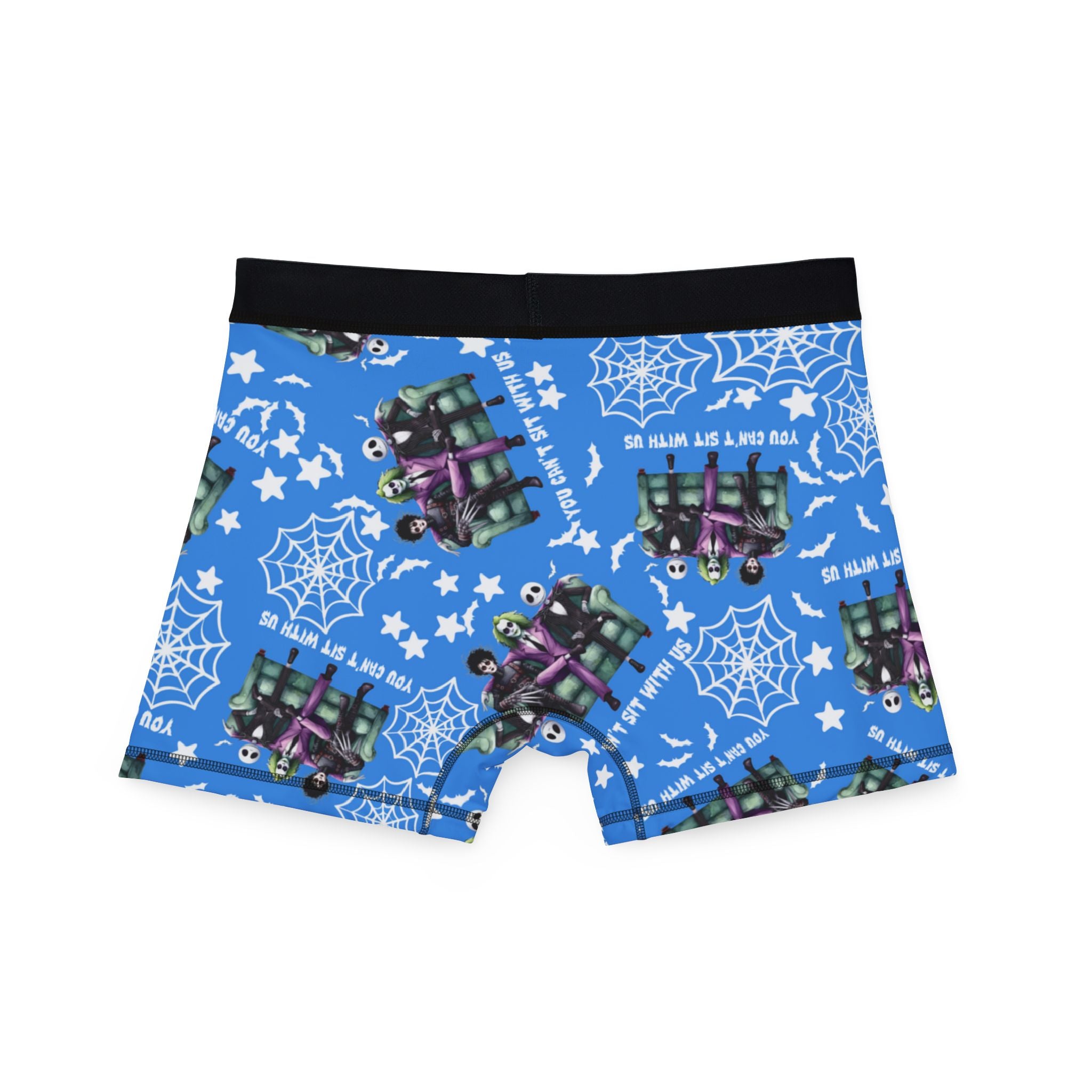 Men's boxers you can't sit with us halloween cyan