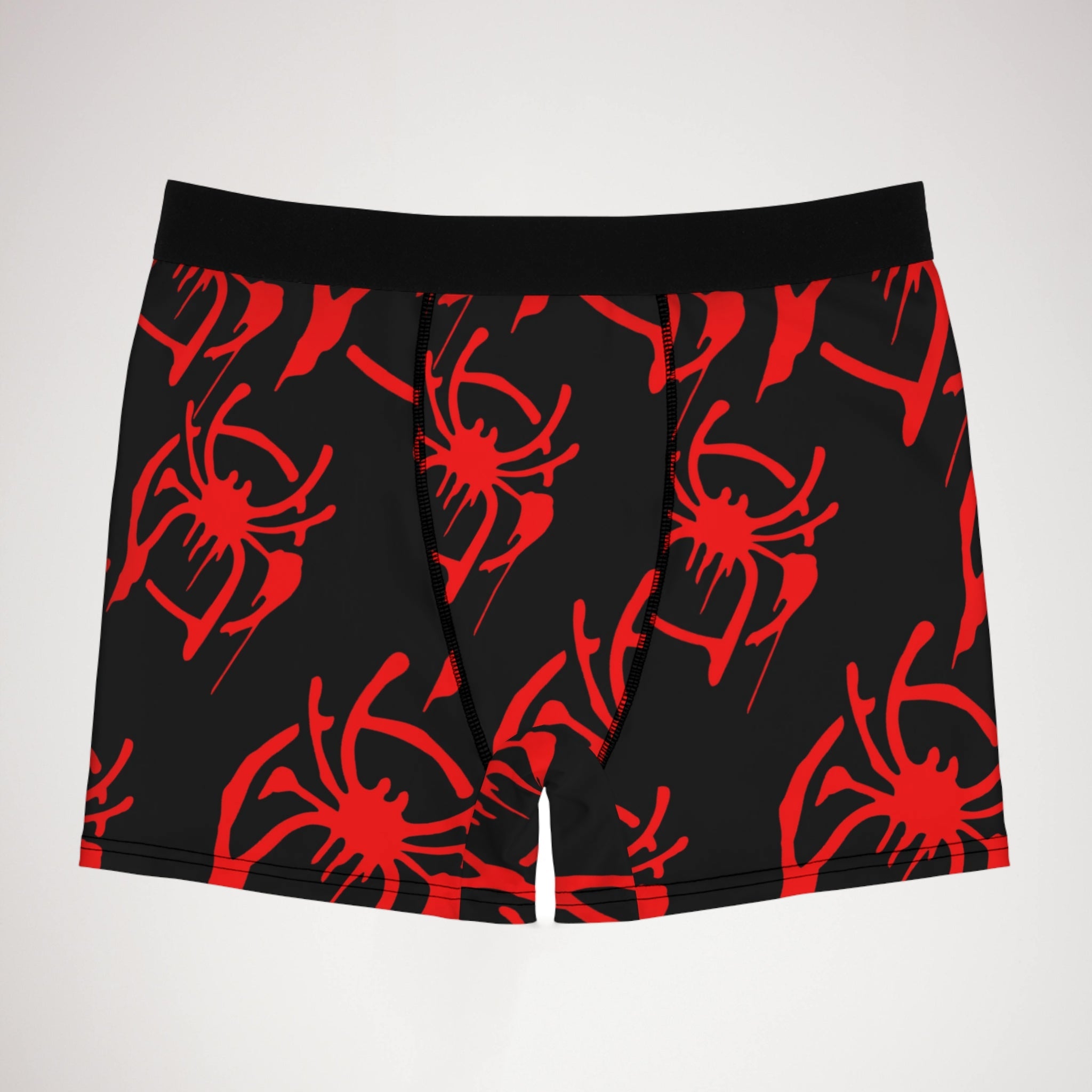 Men's boxer briefs only spider web black