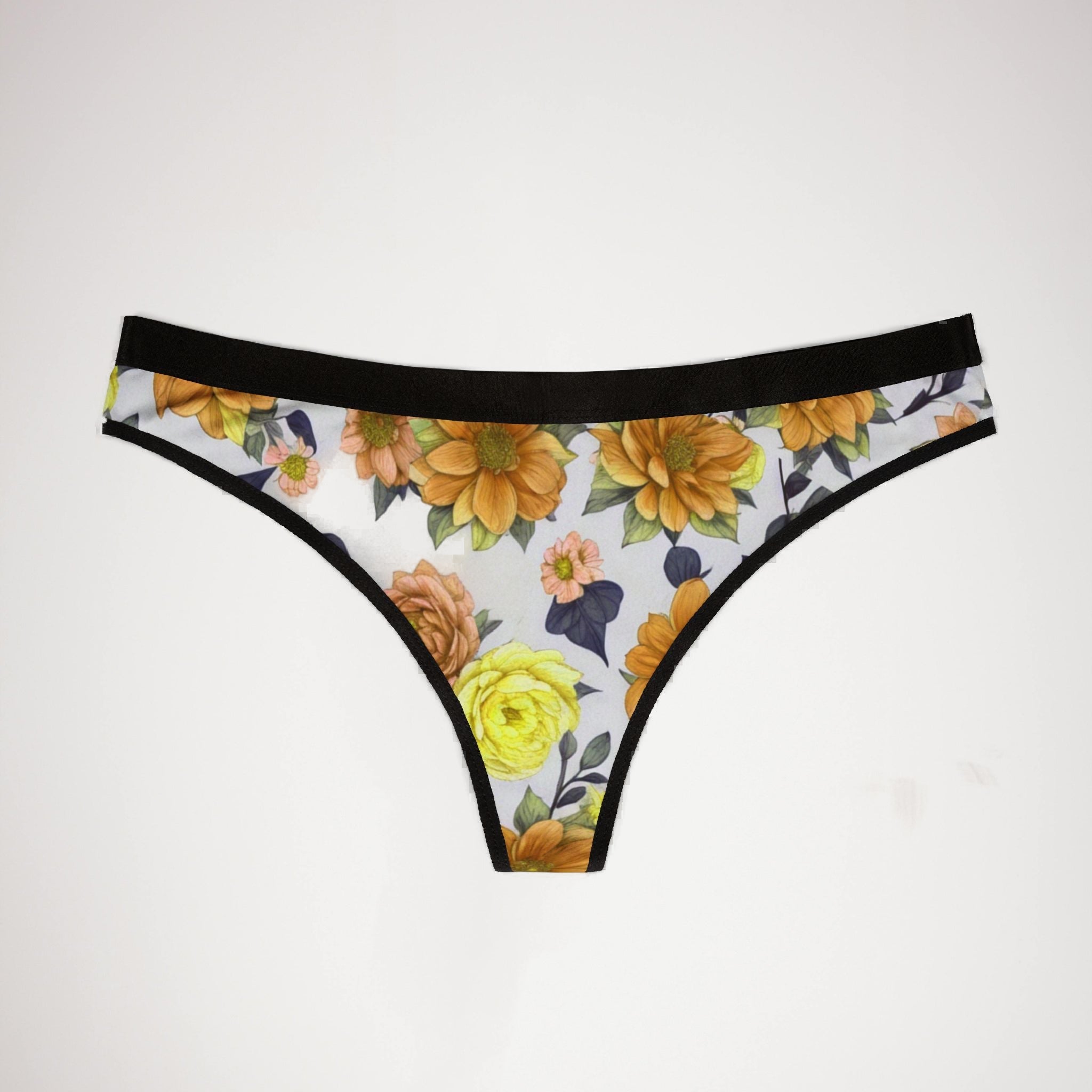 Women's thongs floral fall beautiful
