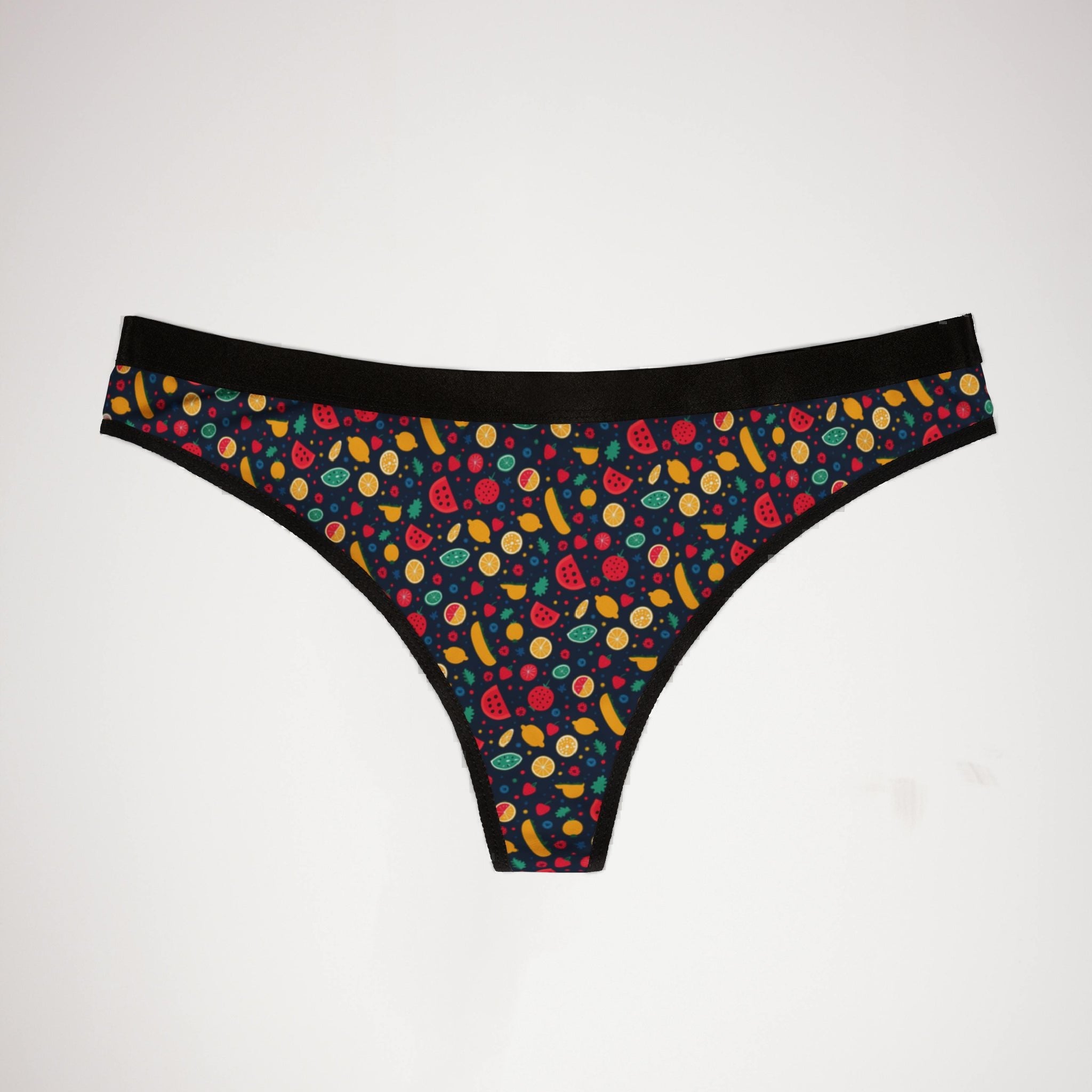 Women's thongs mix fruit minimal